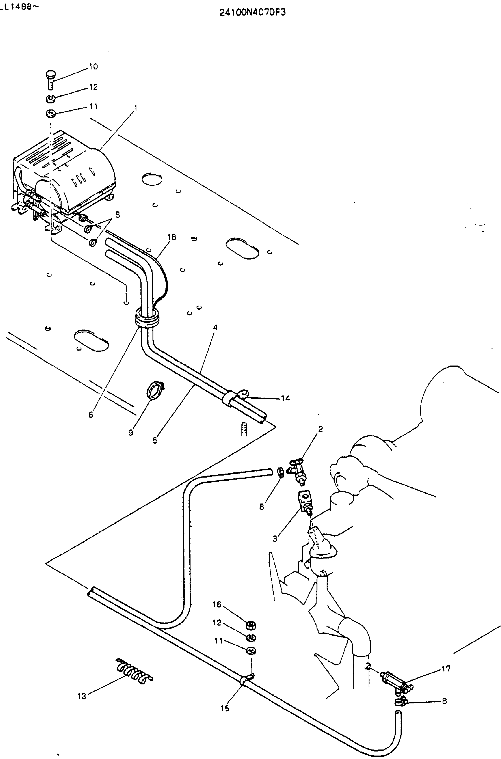 HEATER ASSY — kobelco parts diagram
