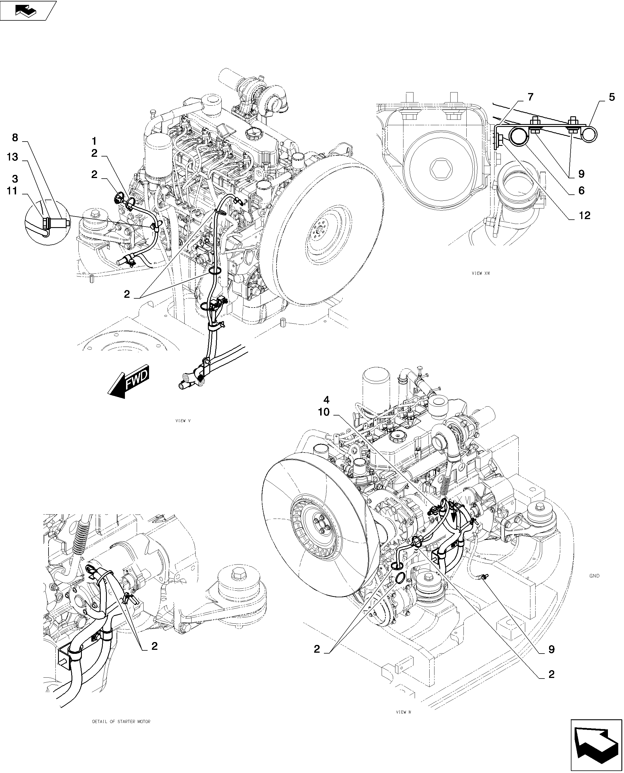 HARNESS ASSEMBLY, UPPER — kobelco parts diagram