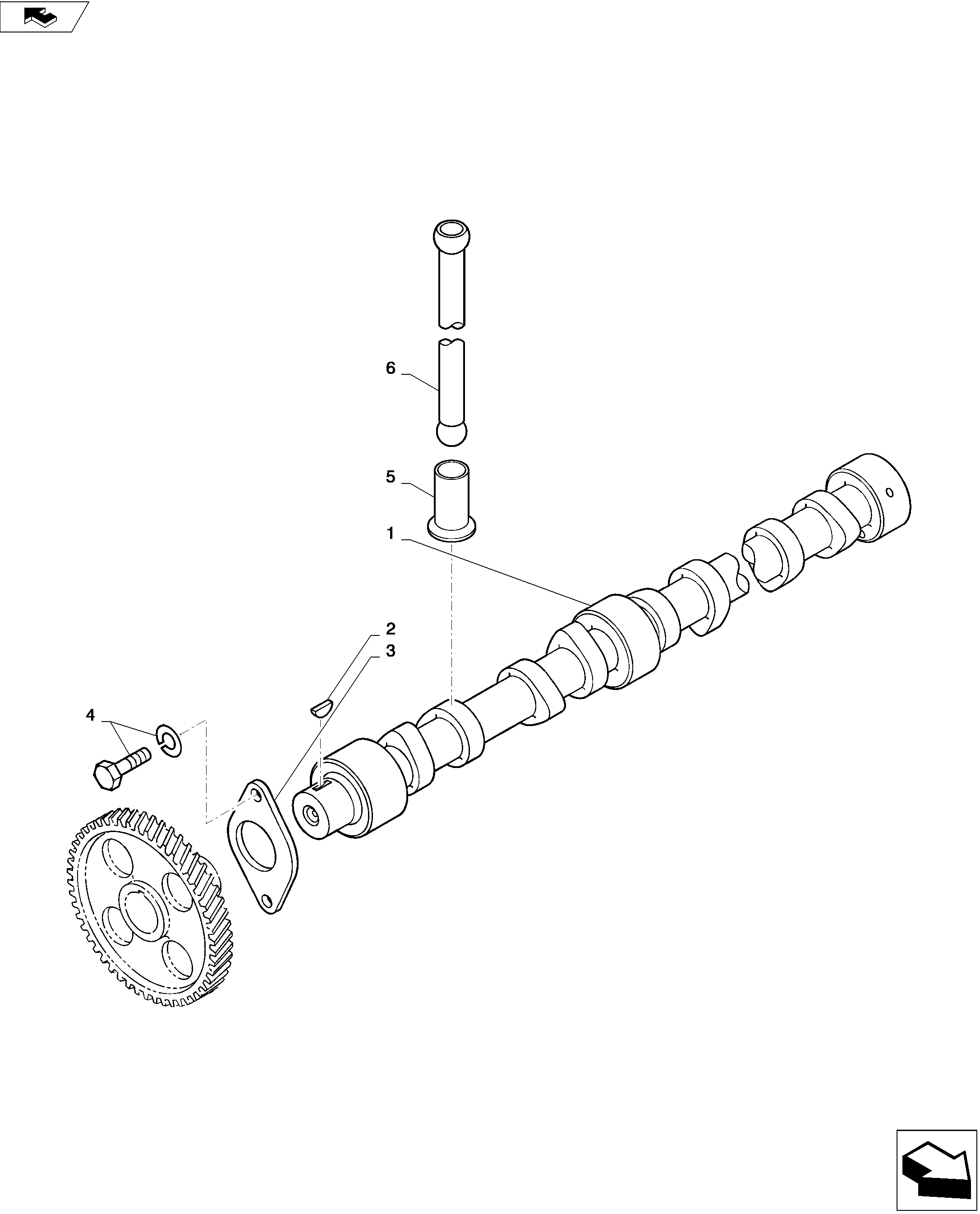 CAMSHAFT — kobelco parts diagram