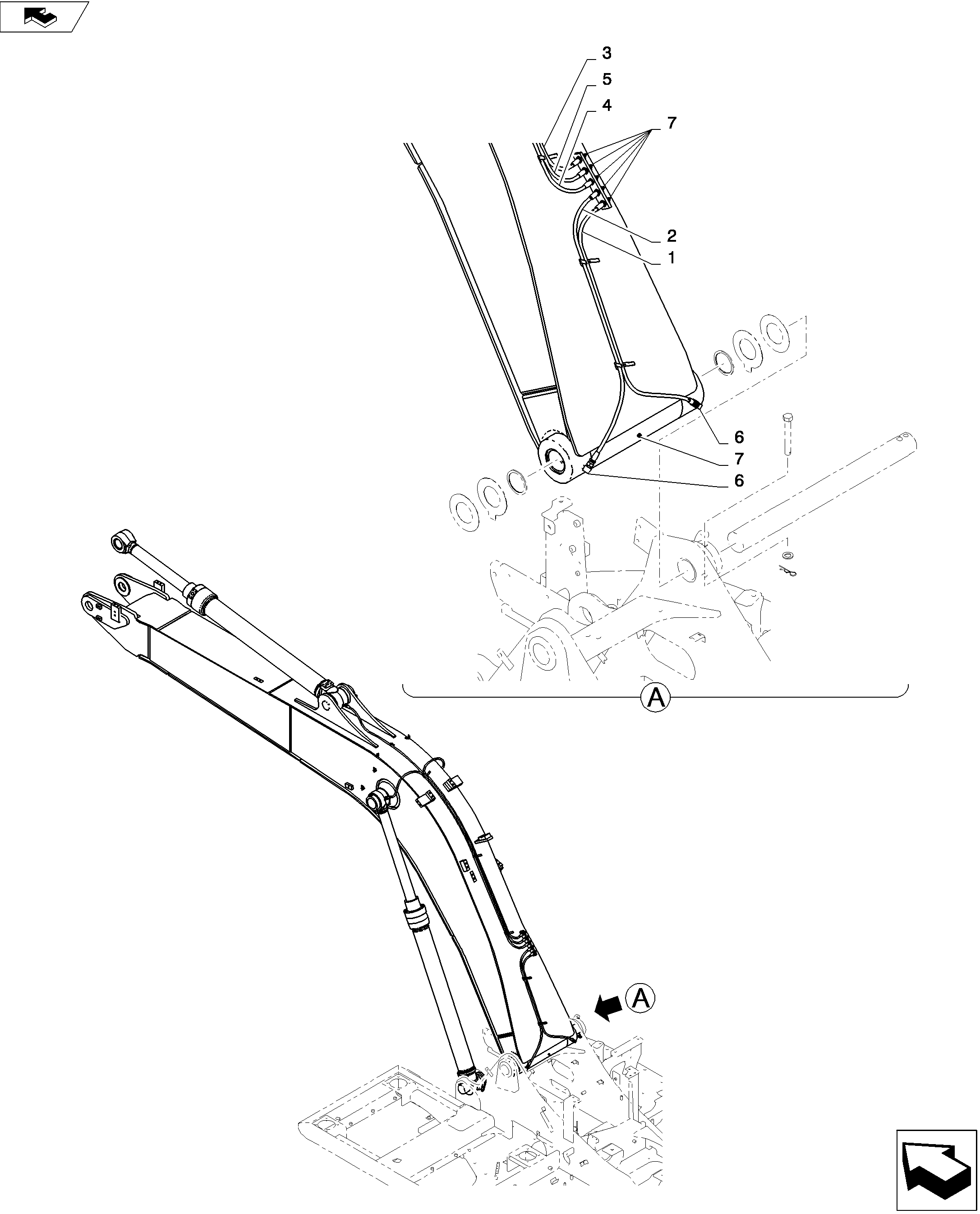 BOOM GROUP — kobelco parts diagram