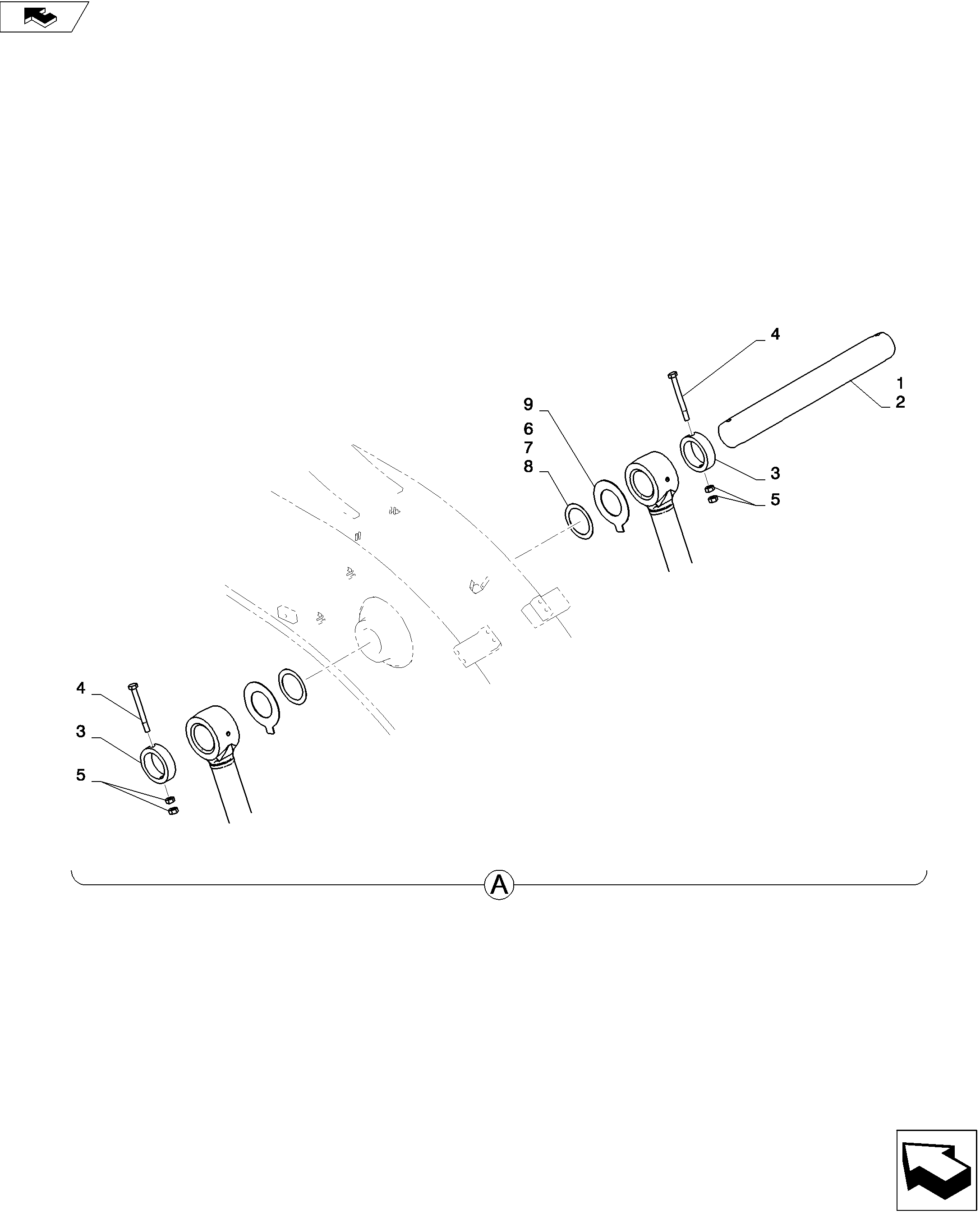 CYLINDER INSTALLATION (BOOM) — kobelco parts diagram