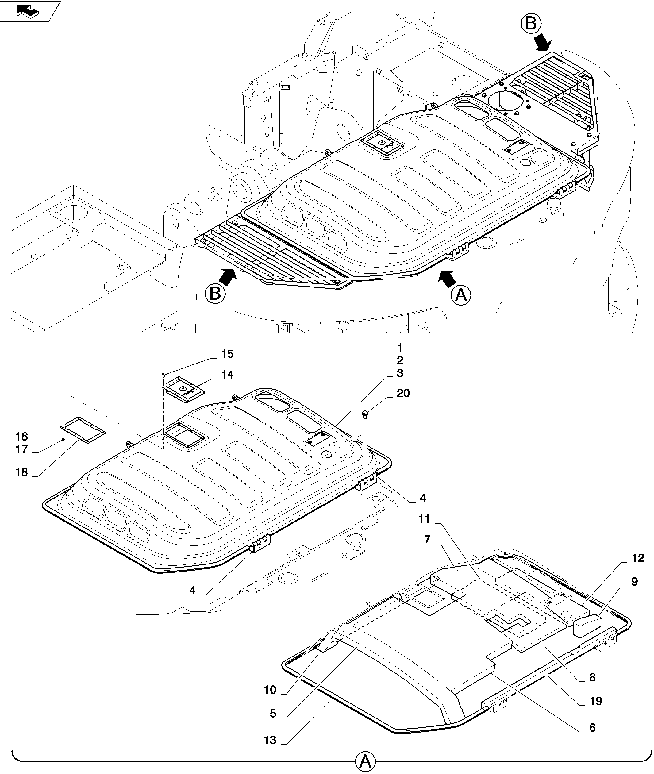 GUARD INSTALLATION — kobelco parts diagram