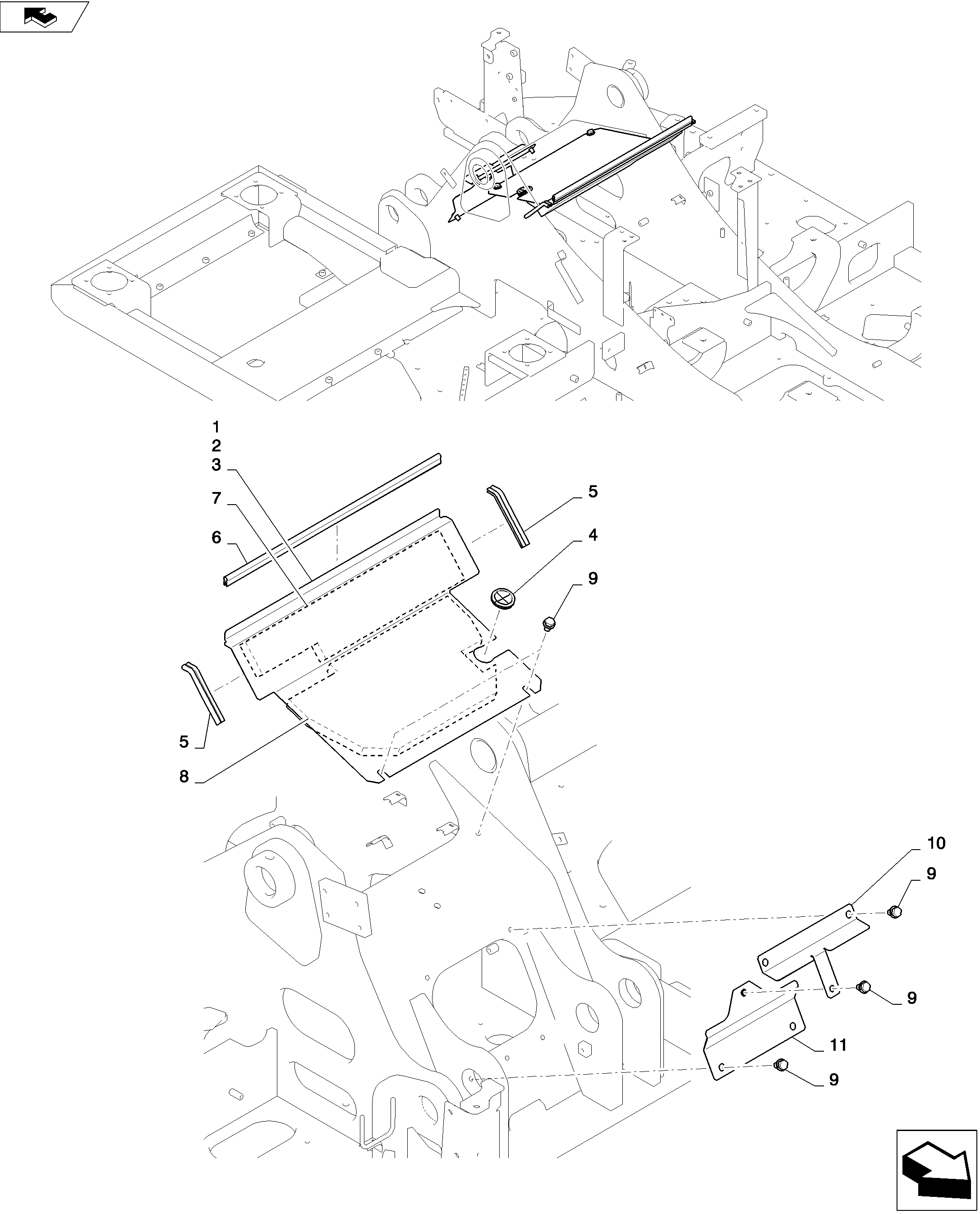 GUARD INSTALLATION — kobelco parts diagram