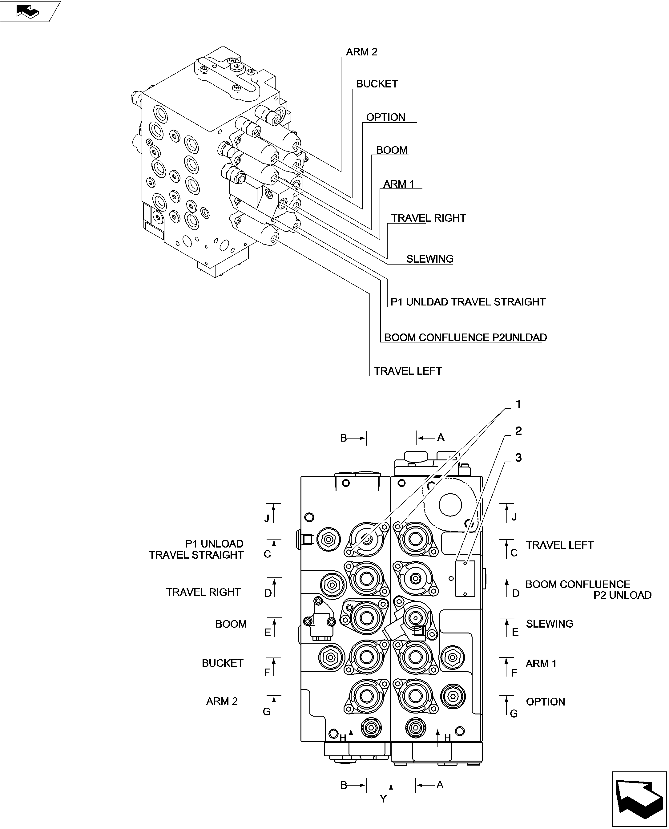 VALVE INSTALLATION — kobelco parts diagram