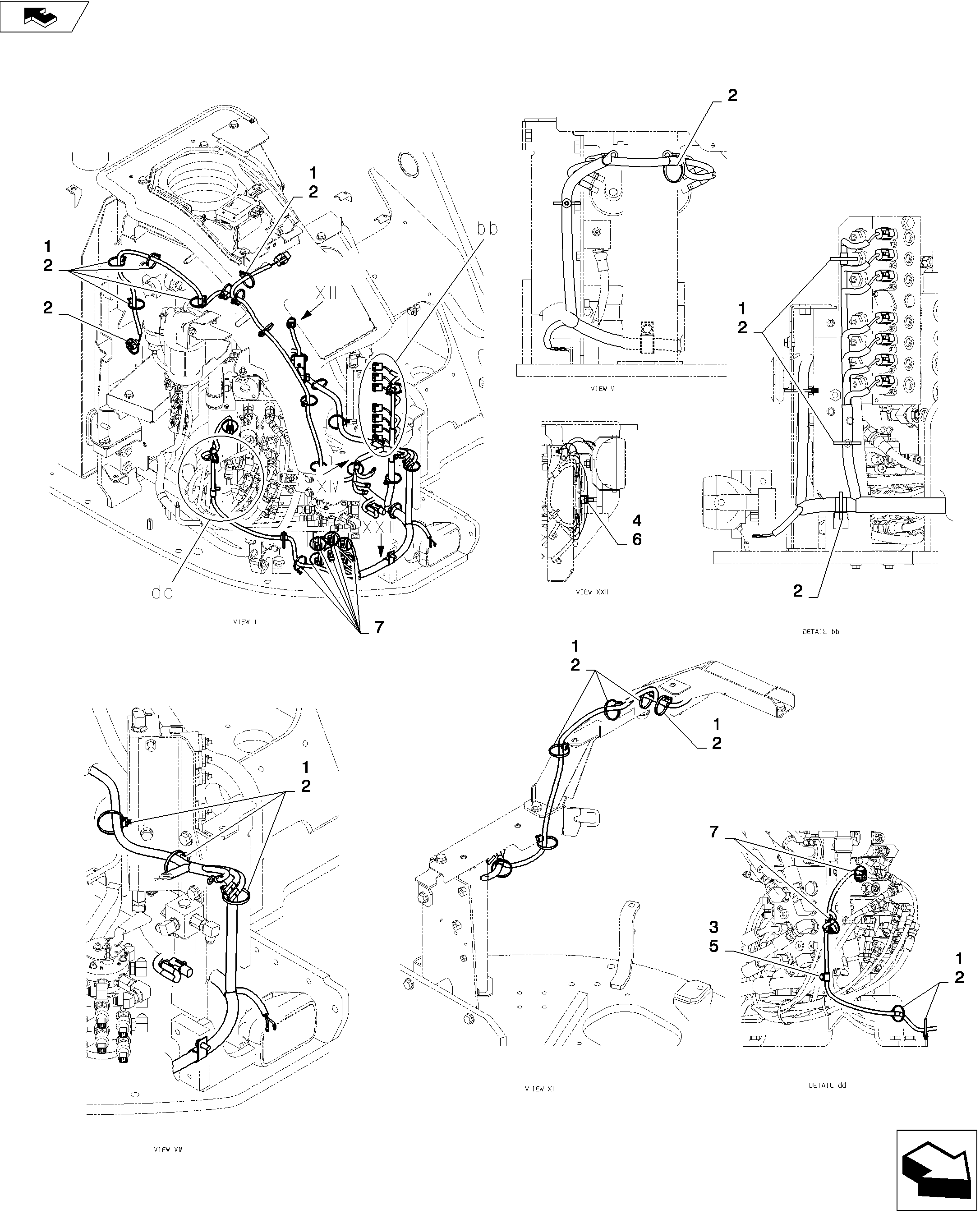 HARNESS ASSEMBLY, UPPER — kobelco parts diagram