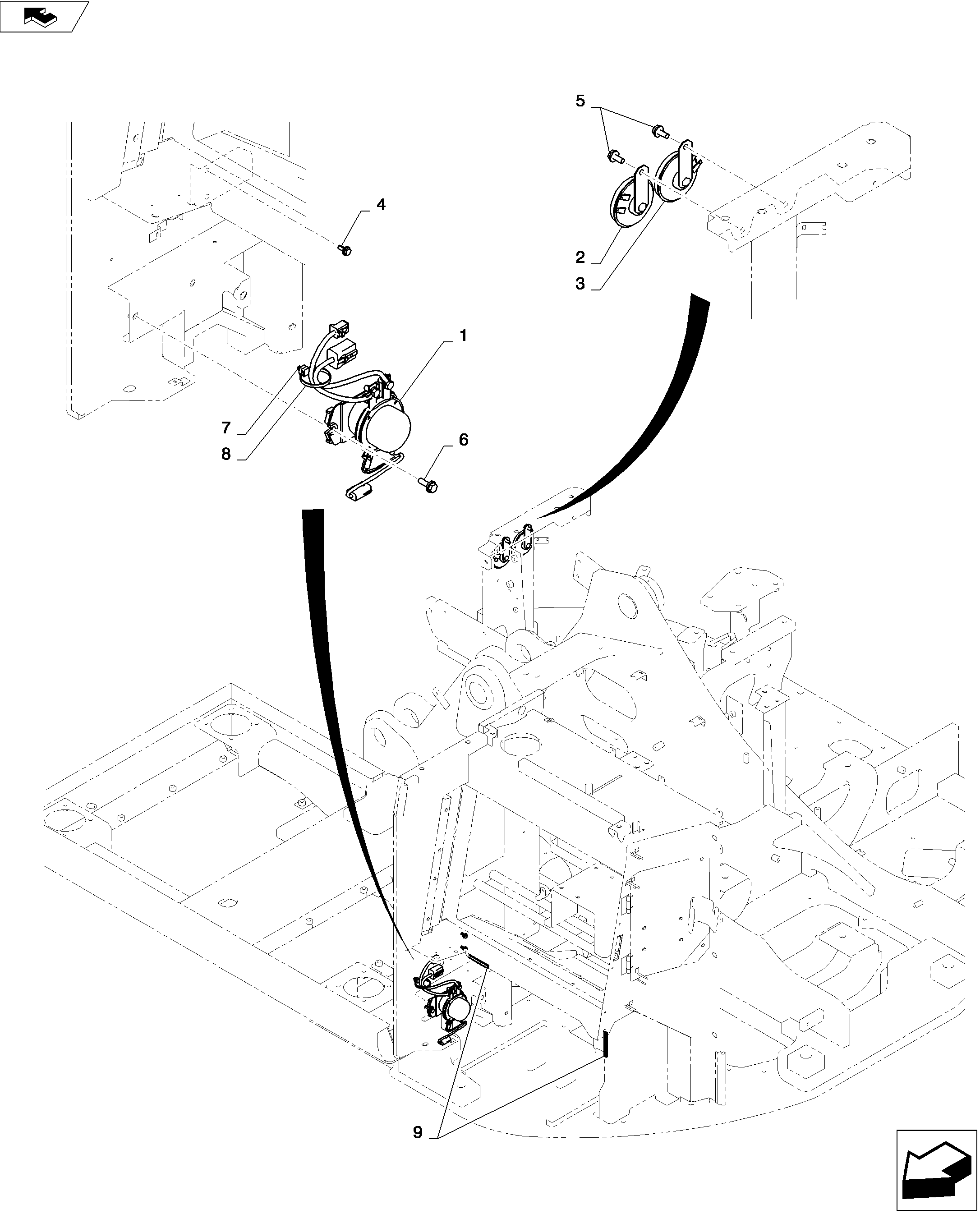 ELECTRICAL ASSEMBLY, UPPER — kobelco parts diagram