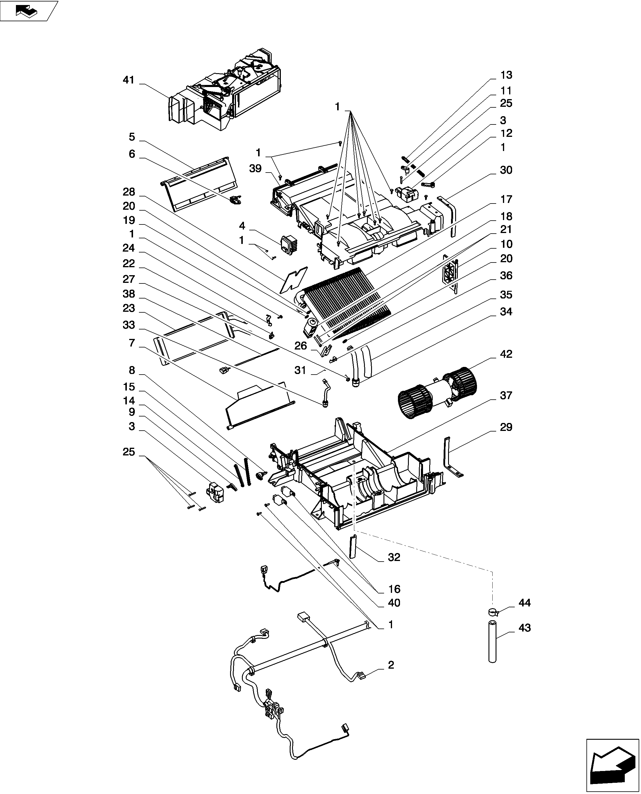 AIR CONDITIONING — kobelco parts diagram