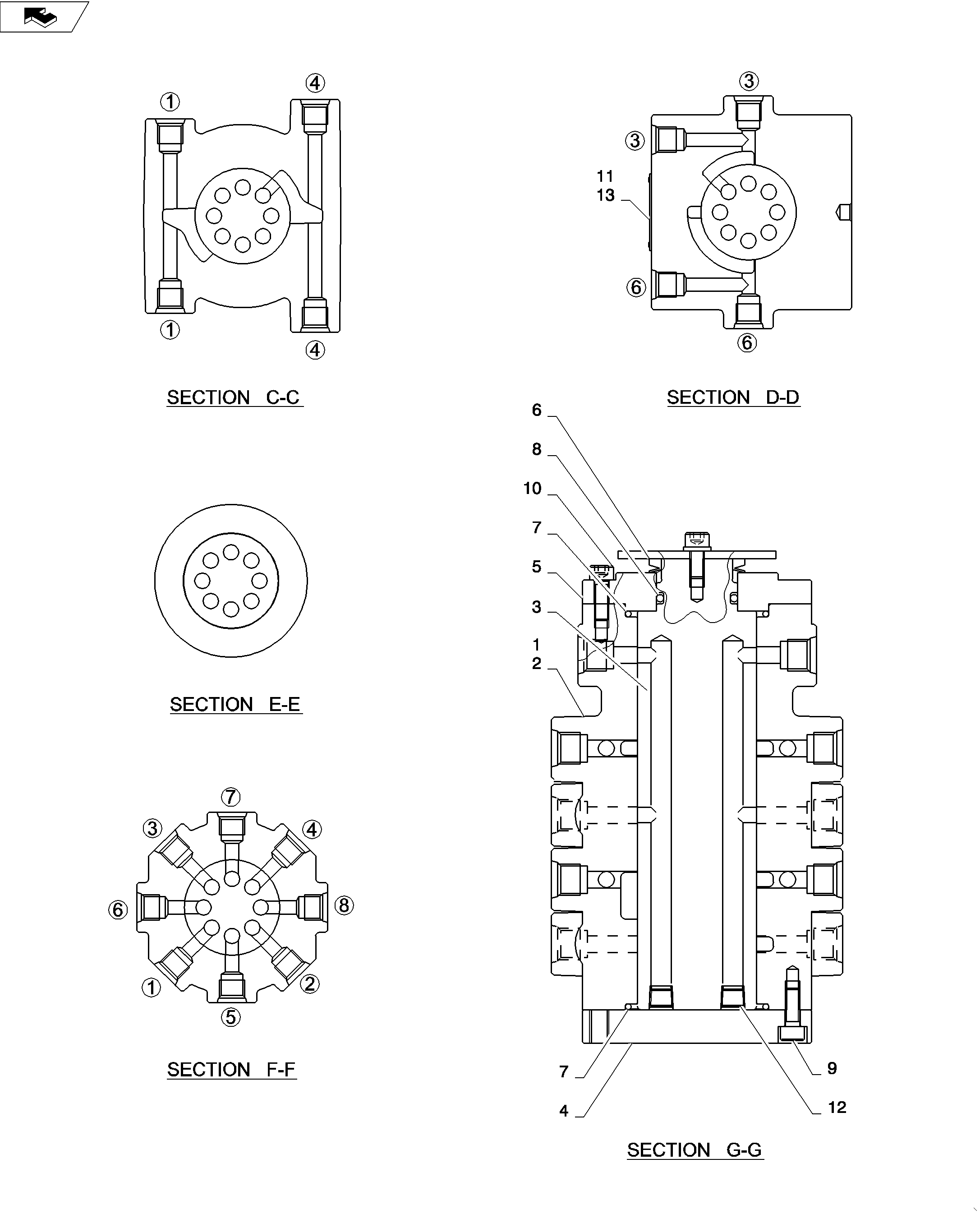 CONTROL LINES, MULTI — kobelco parts diagram