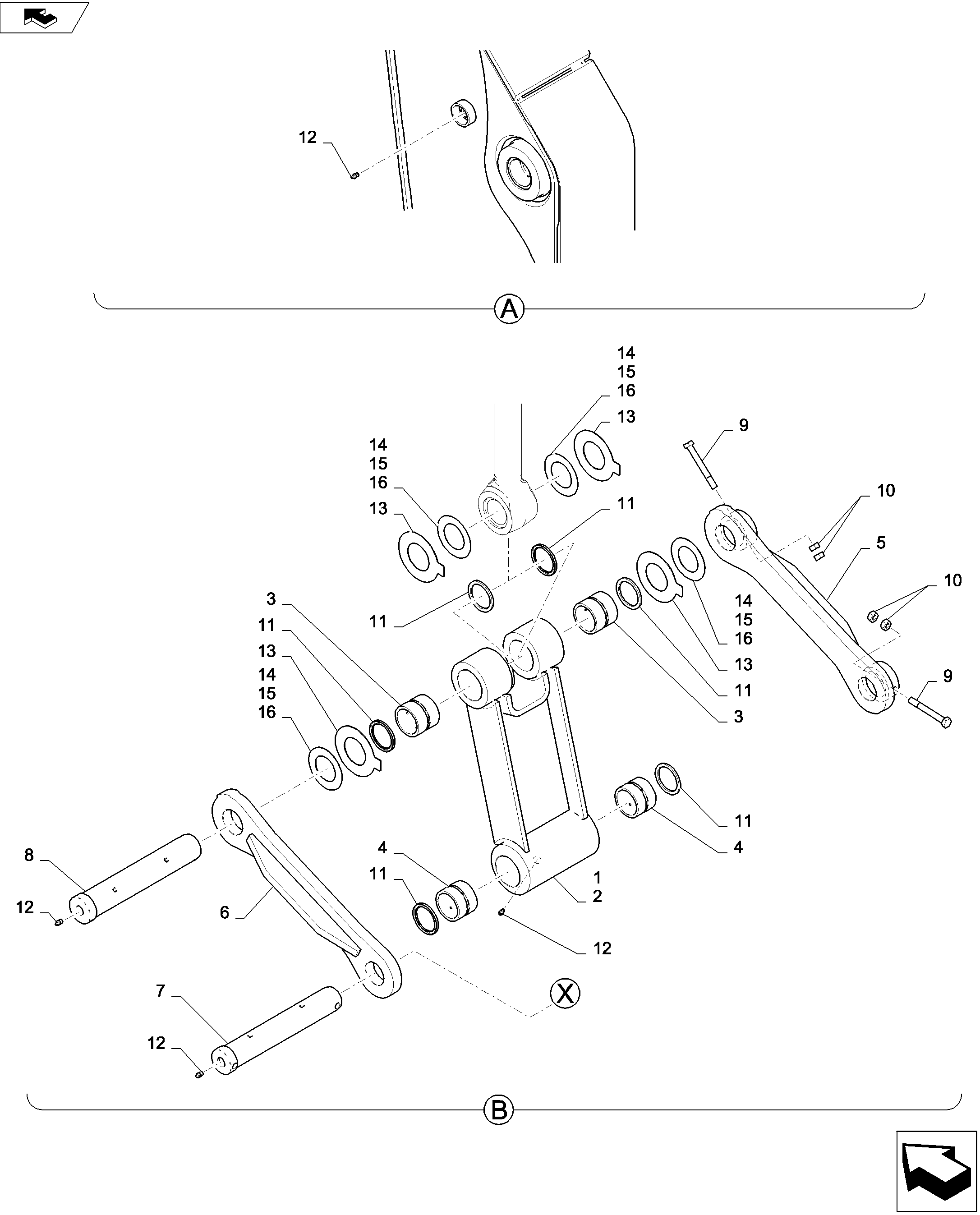 ARM GROUP 2.8M — kobelco parts diagram