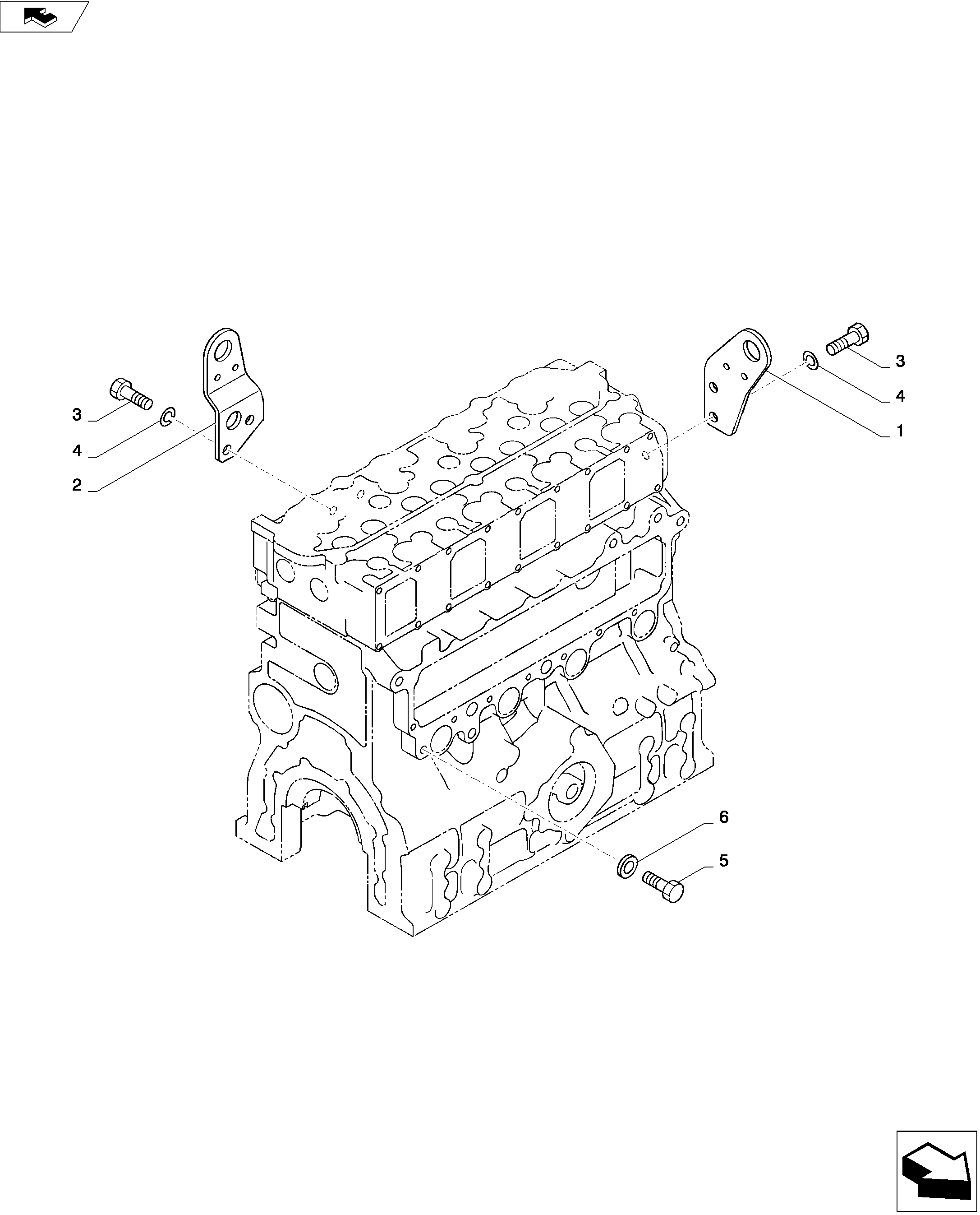 LIFTING EYE & DRAIN COCK — kobelco parts diagram