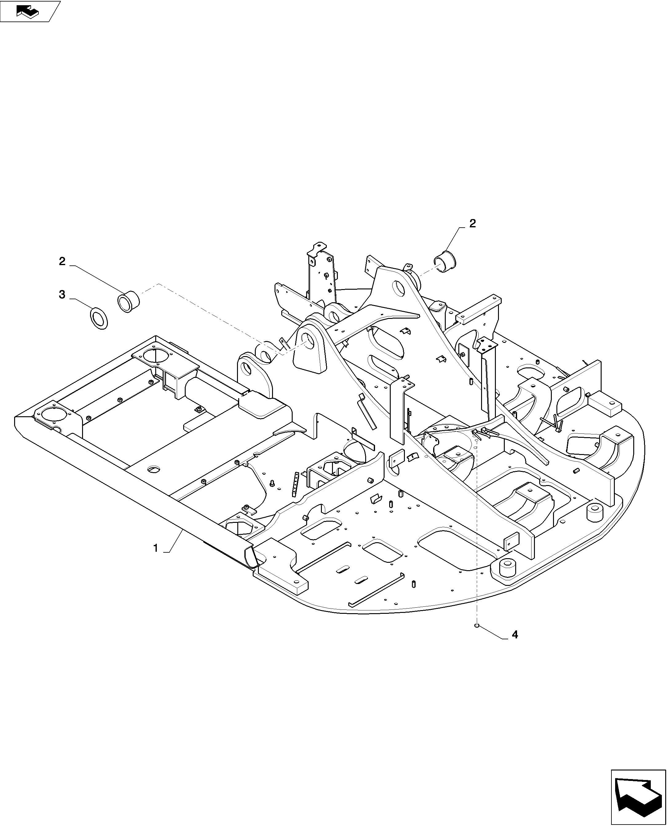FRAME, UPPER — kobelco parts diagram