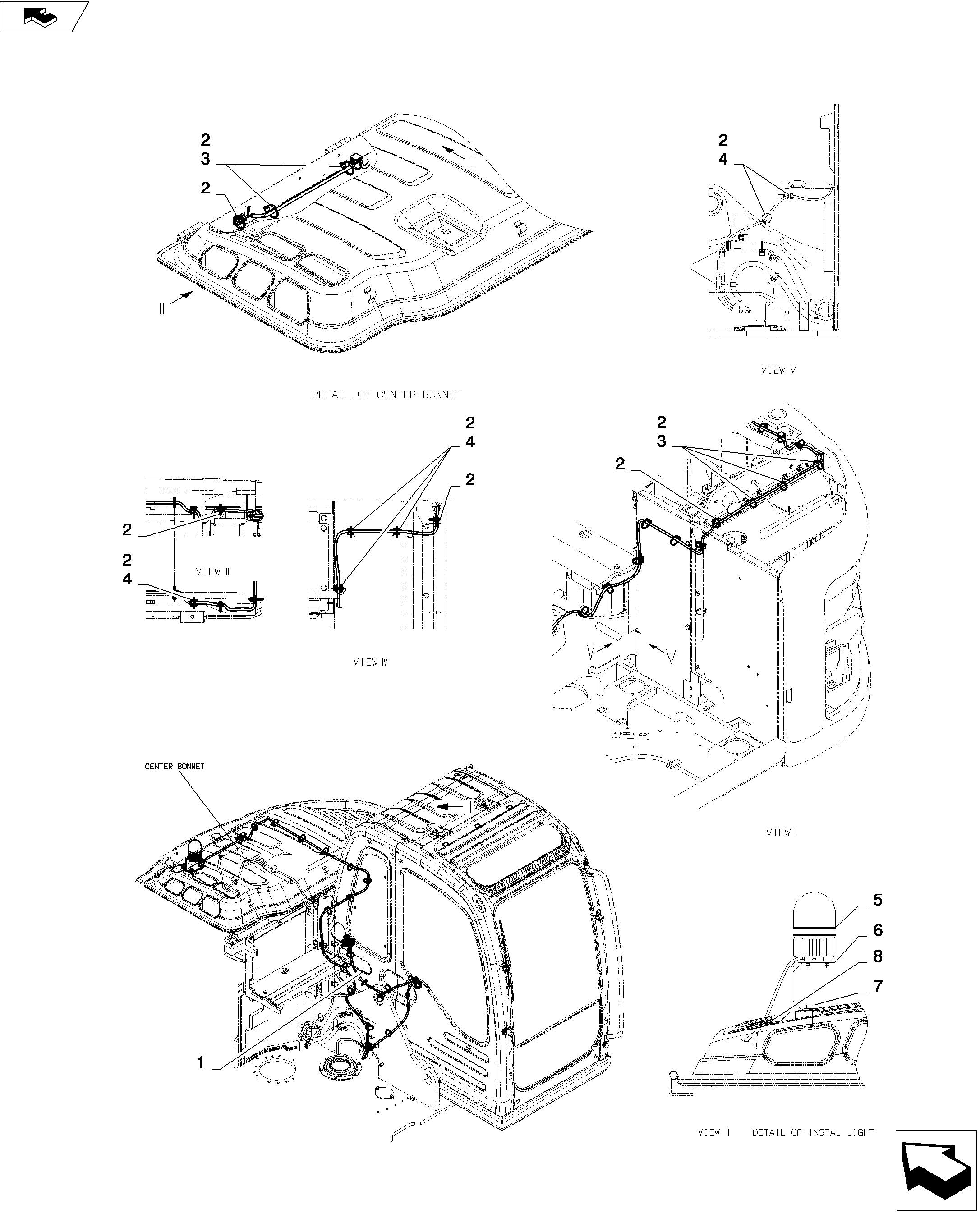 HARNESS ASSEMBLY, UPPER — kobelco parts diagram