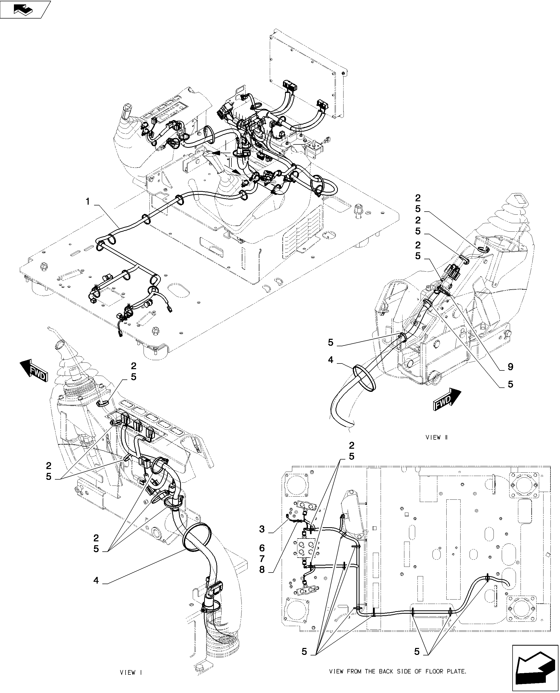 HARNESS ASSEMBLY, UPPER — kobelco parts diagram