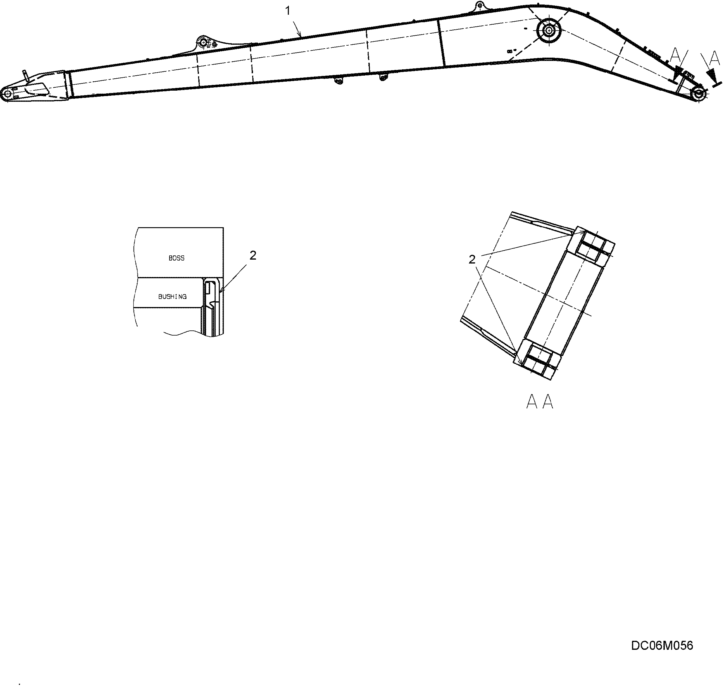BOOM - ASSY — kobelco parts diagram