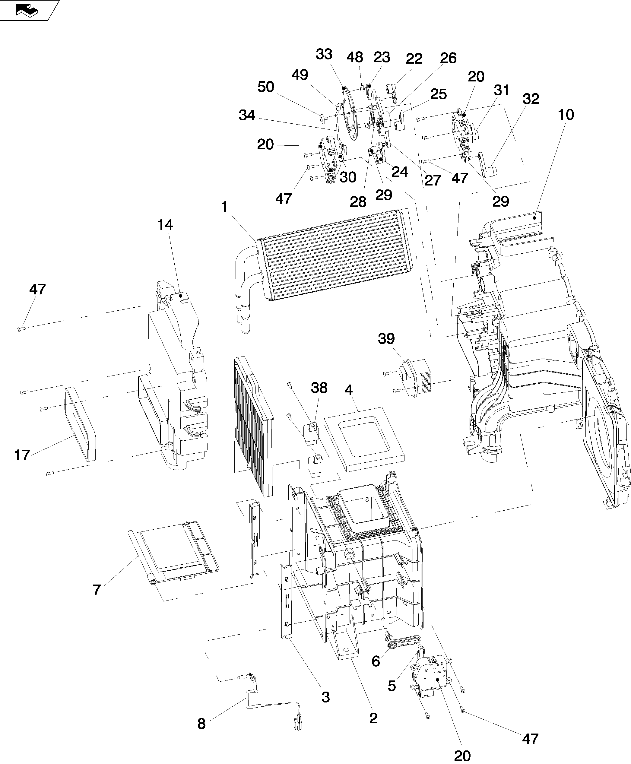 CONDITIONER, AIR — kobelco parts diagram