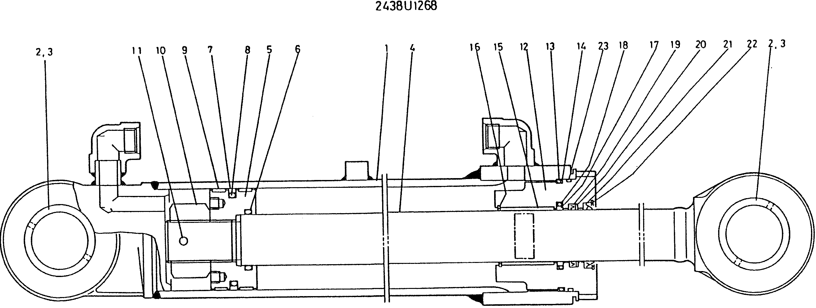 CYLINDER ASSY, DUMP — kobelco parts diagram