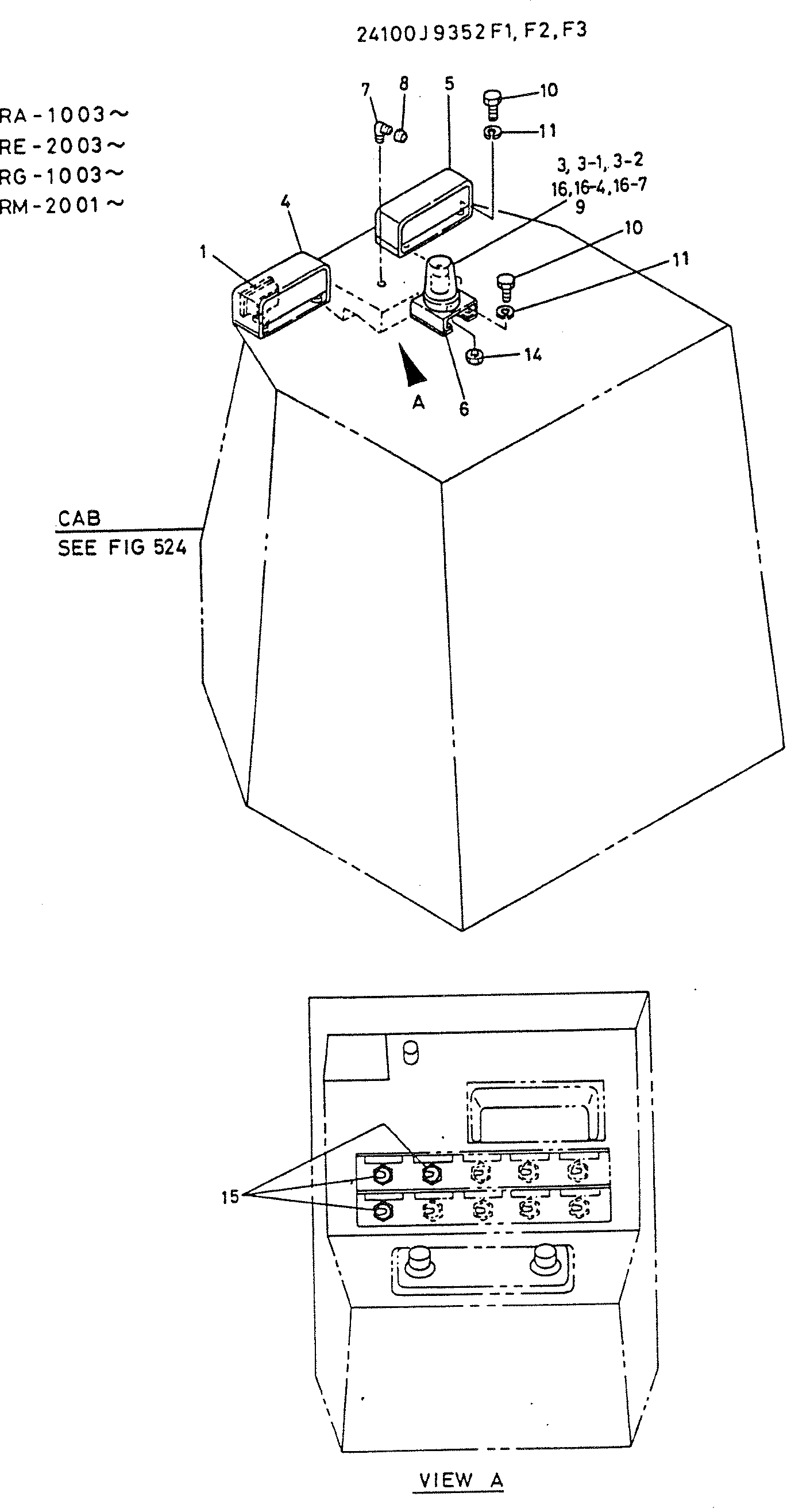 LIGHT, INSTAL — kobelco parts diagram