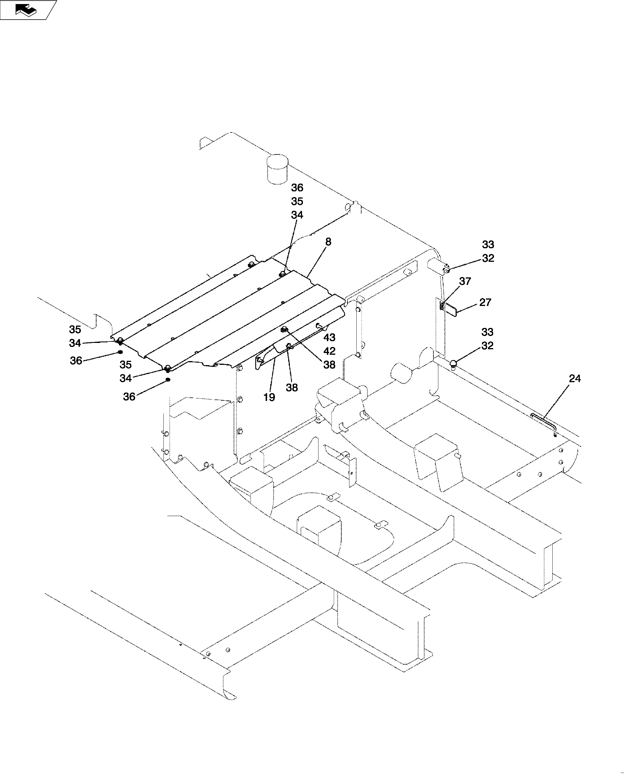 GUARD INSTALLATION LC21C00034F1 PAGE 3 OF 3 — kobelco parts diagram
