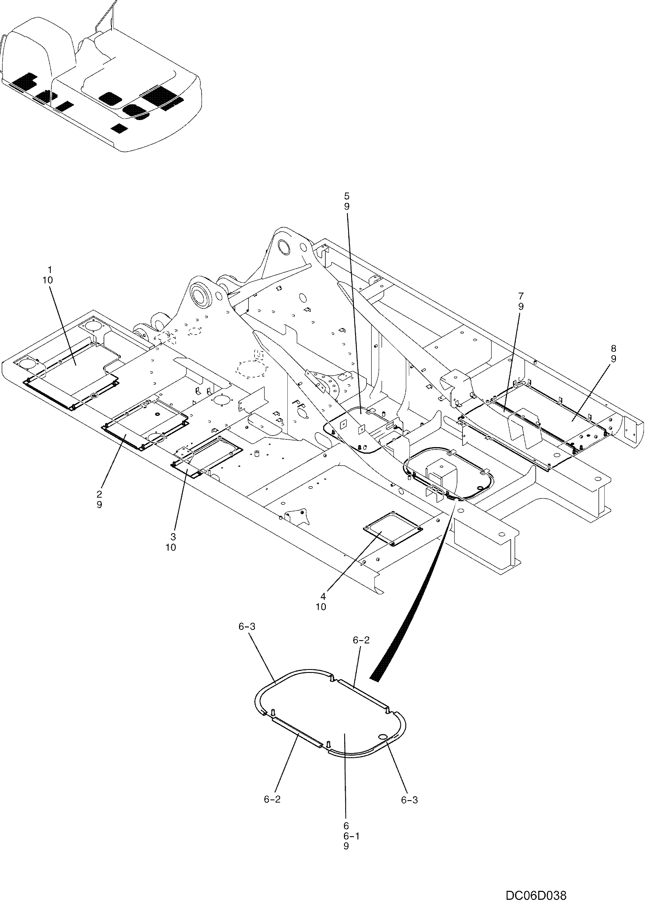 COVER ASSEMBLY, UNDER LC24C00022F1 — kobelco parts diagram