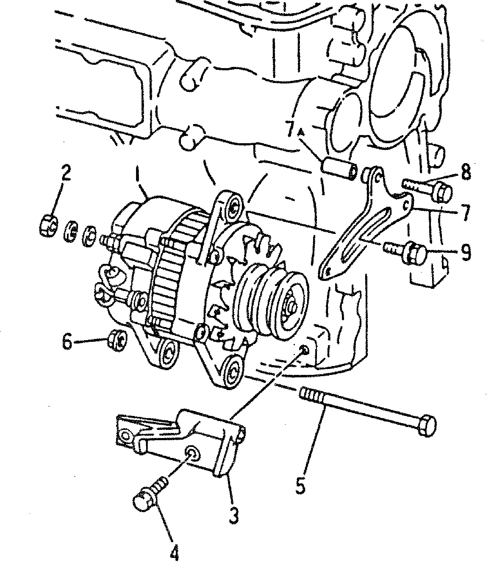 ALTERNATOR GENERAL — kobelco parts diagram