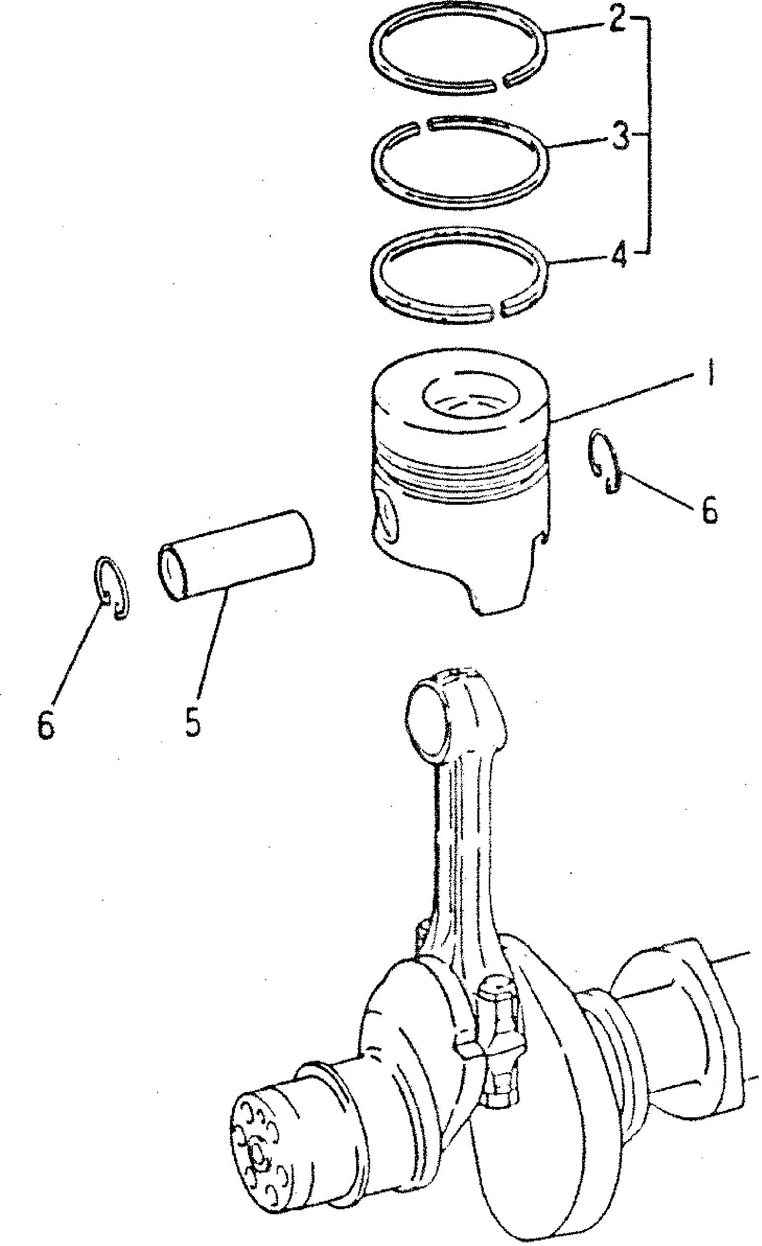 PISTON — kobelco parts diagram