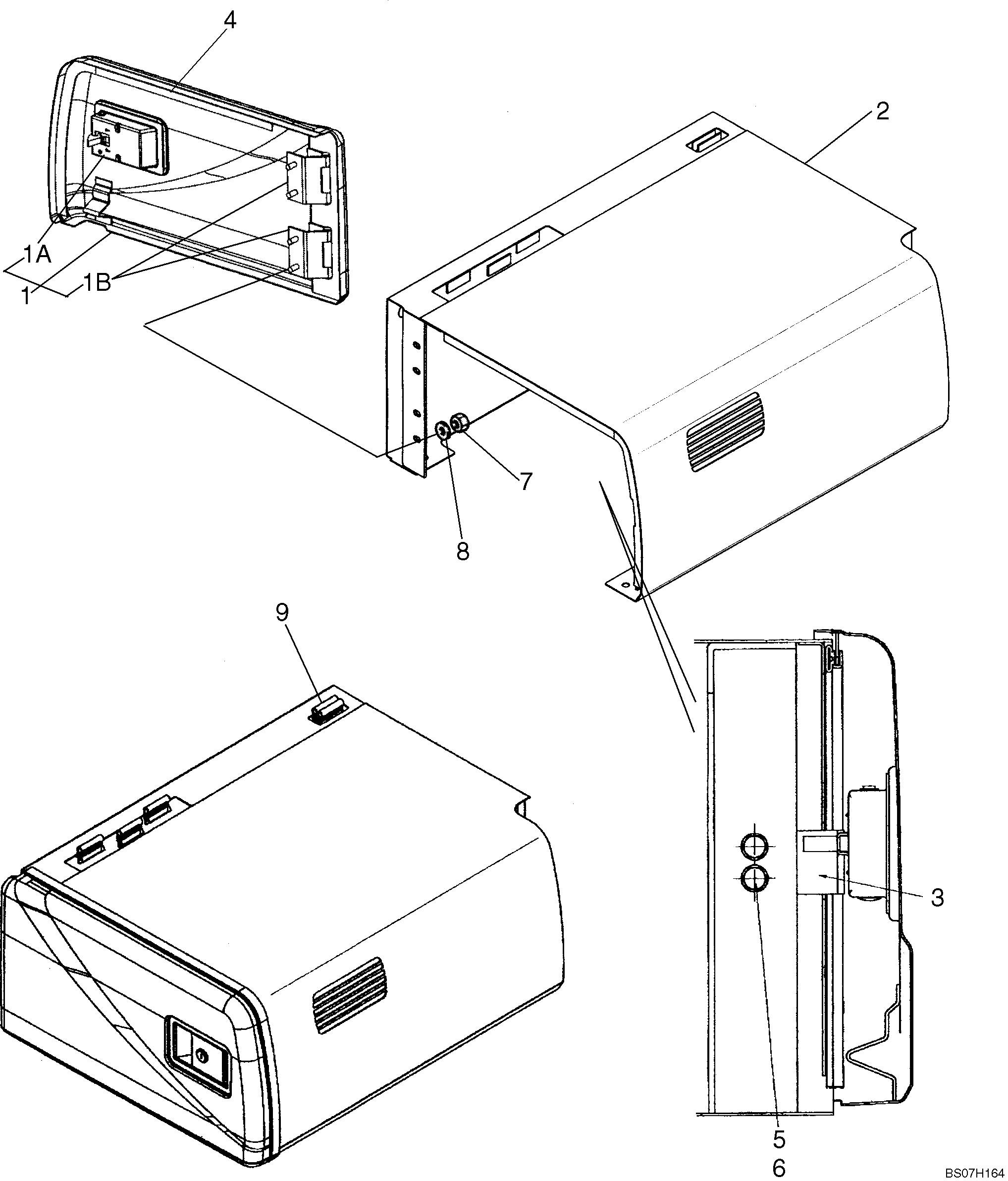 TOOL BOX ASSEMBLY (LQ21C00065F1) — kobelco parts diagram