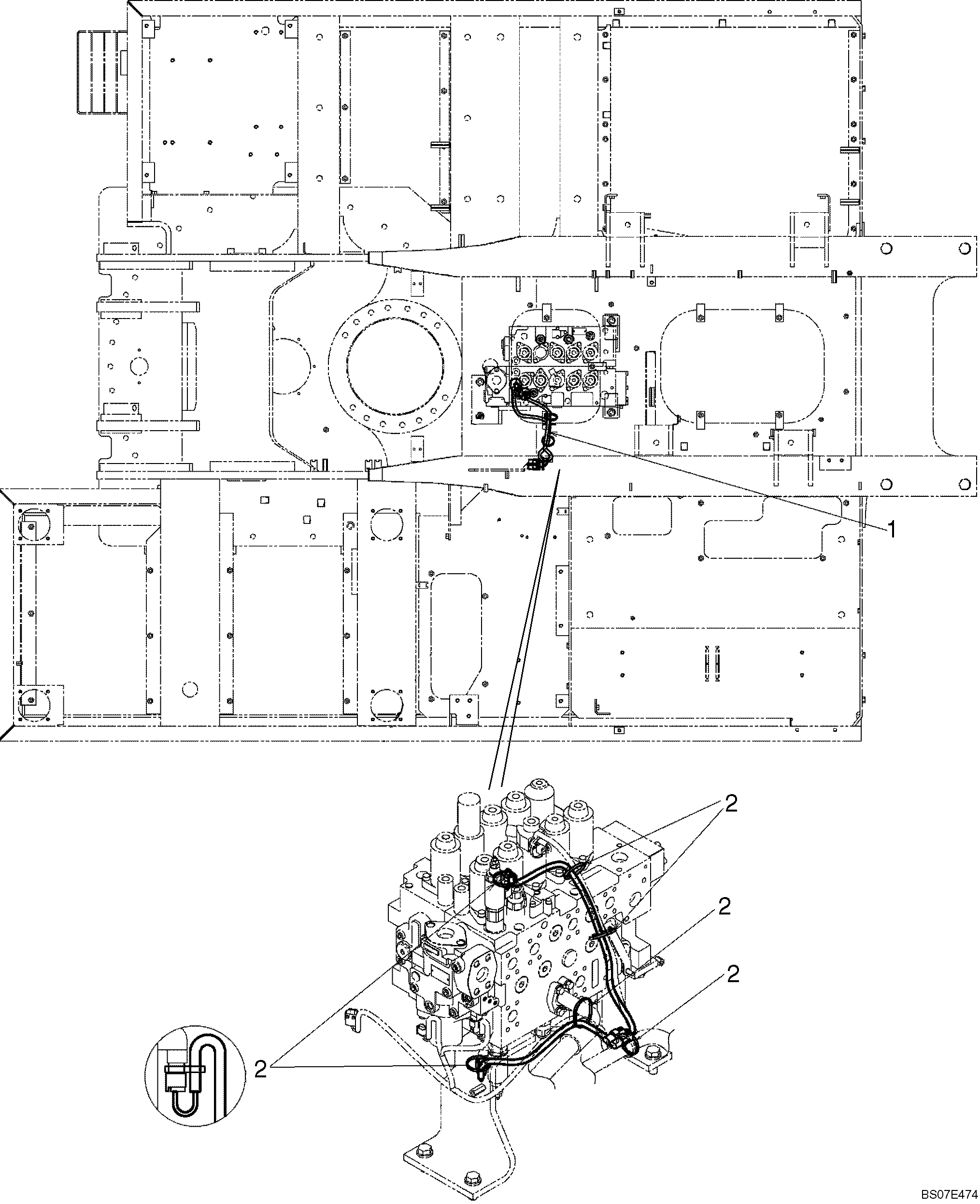 HARNESS ASSEMBLY, UPPER (VAR. OPT.RELIEF) (LB13E00010F1) — kobelco parts diagram