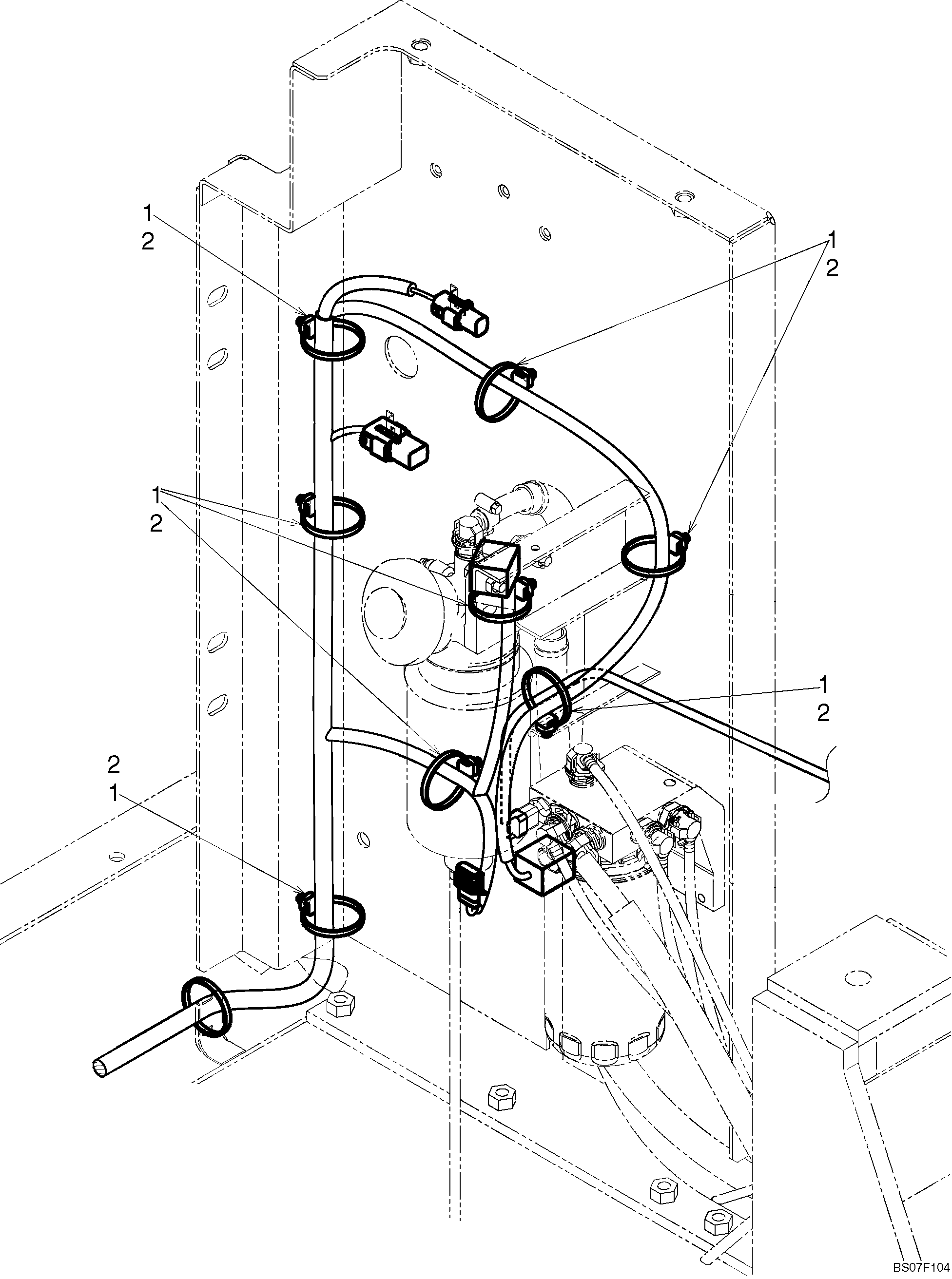 HARNESS ASSEMBLY, UPPER (WATER & FUEL HEATERS) (LQ13E00067F1), PAGE 5 OF 12 — kobelco parts diagram