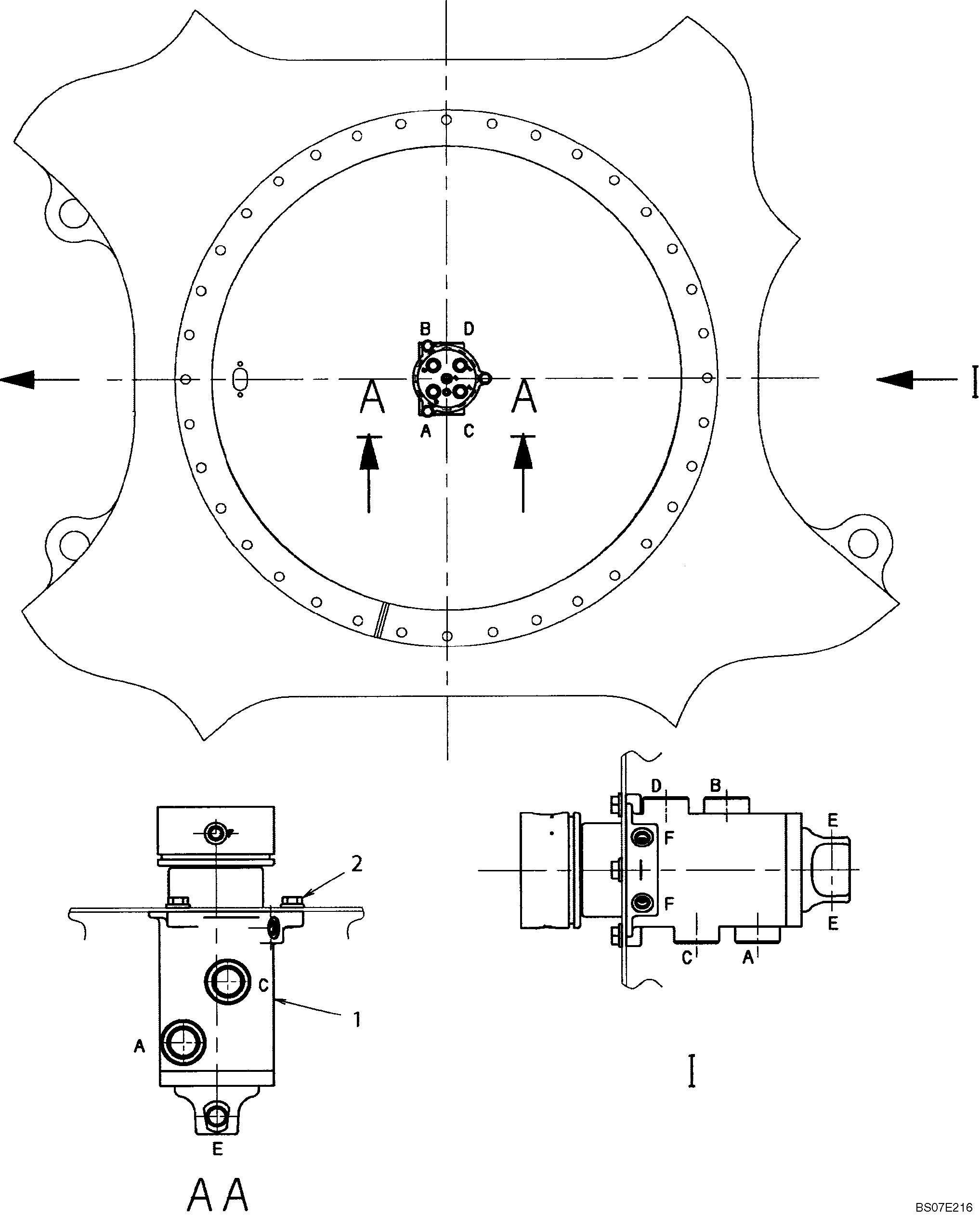JOINT INSTALLATION, SWIVEL (YN19H00053F1) — kobelco parts diagram