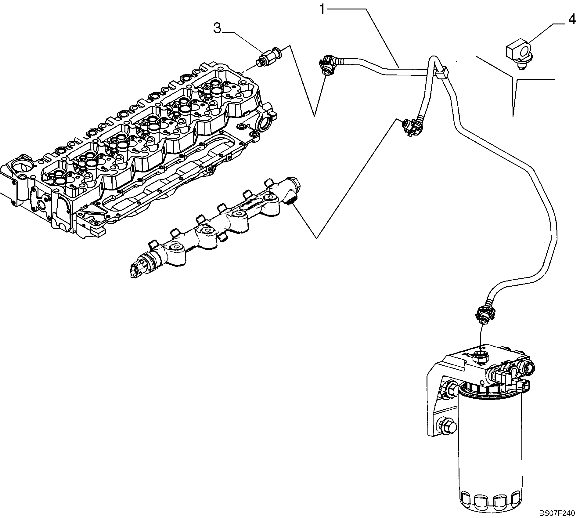 PIPING - FUEL, (101670490005) — kobelco parts diagram