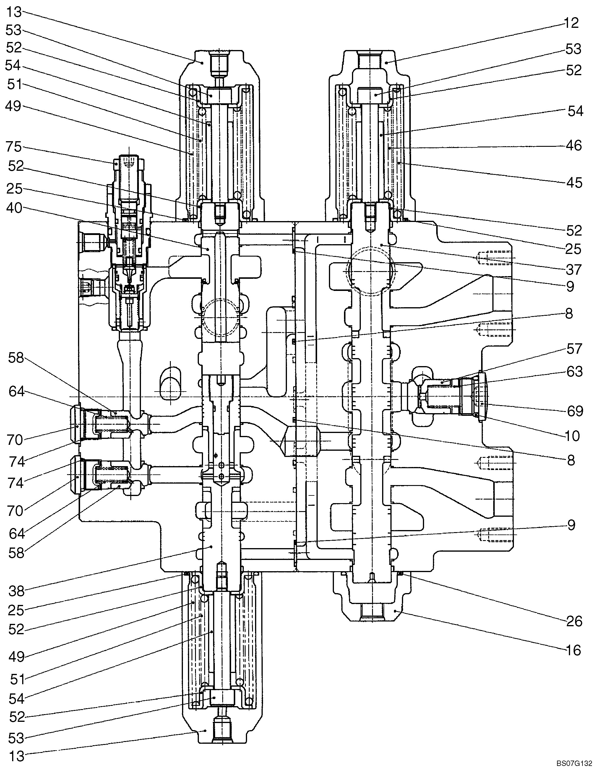 VALVE ASSEMBLY, CONTROL (LB30V00010F1), PAGE 4 OF 9 — kobelco parts diagram