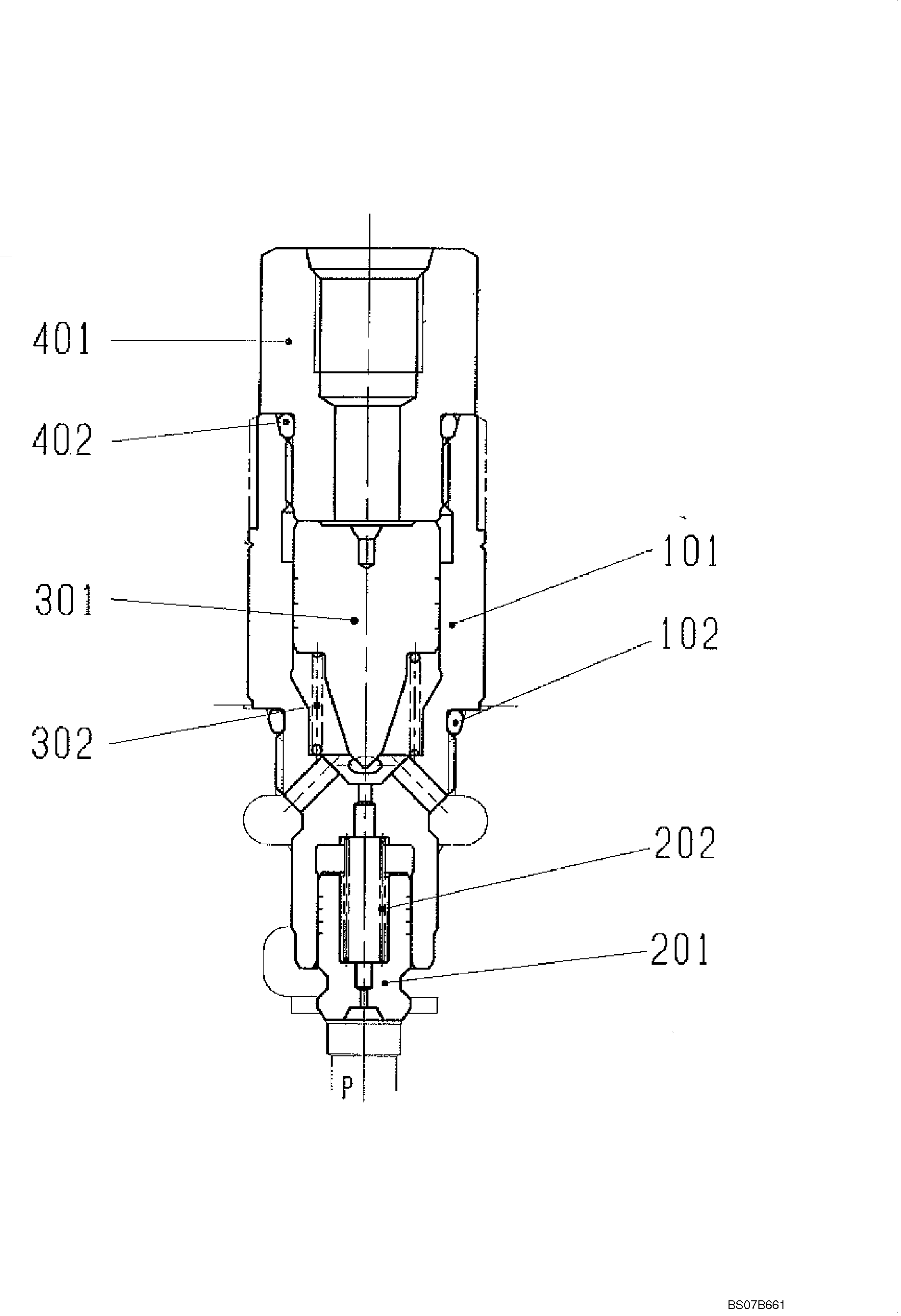 VALVE ASSEMBLY, BYPASS (YN30V00120F2) — kobelco parts diagram
