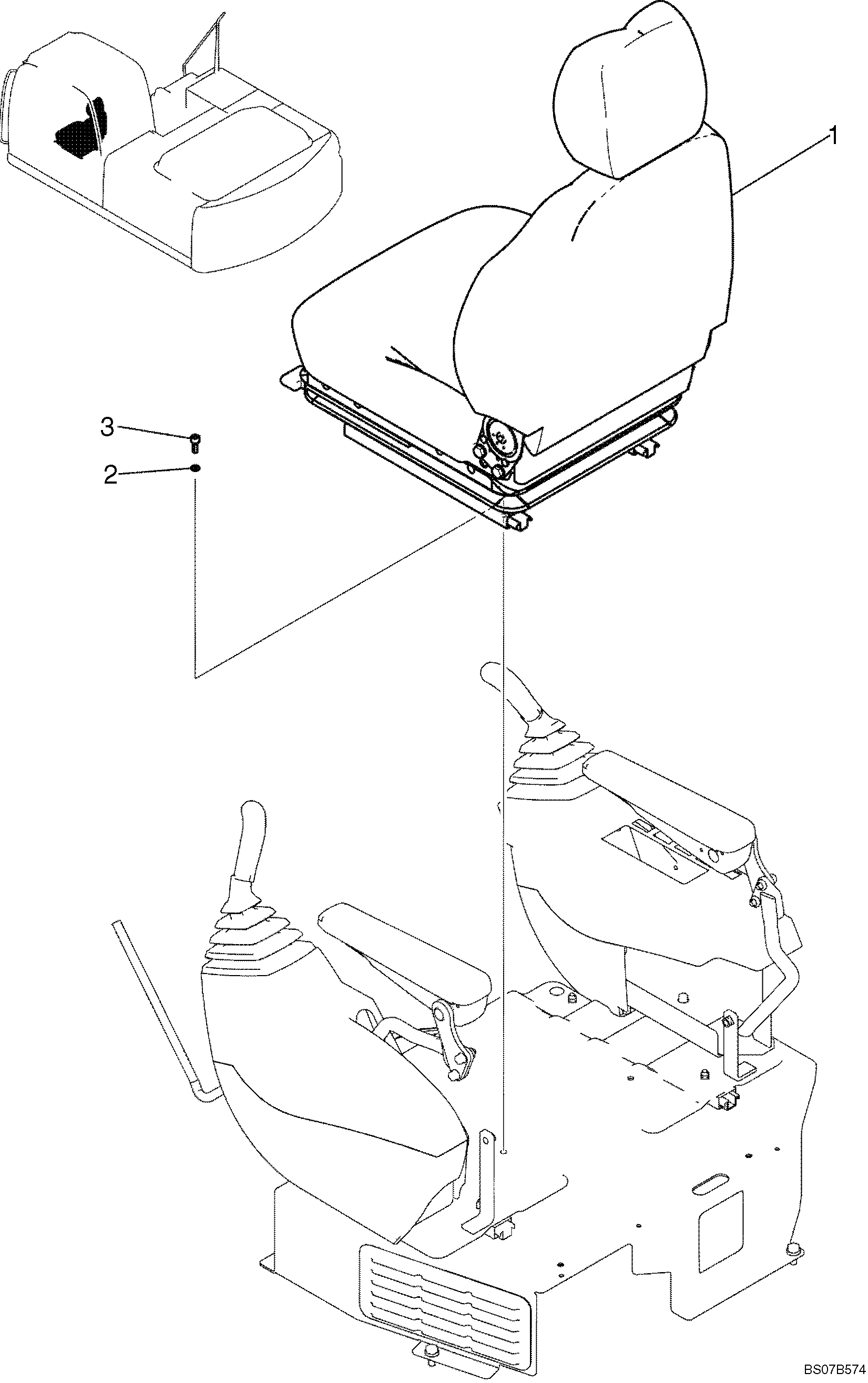 SEAT INSTALLATION (YN25M00071F1) — kobelco parts diagram