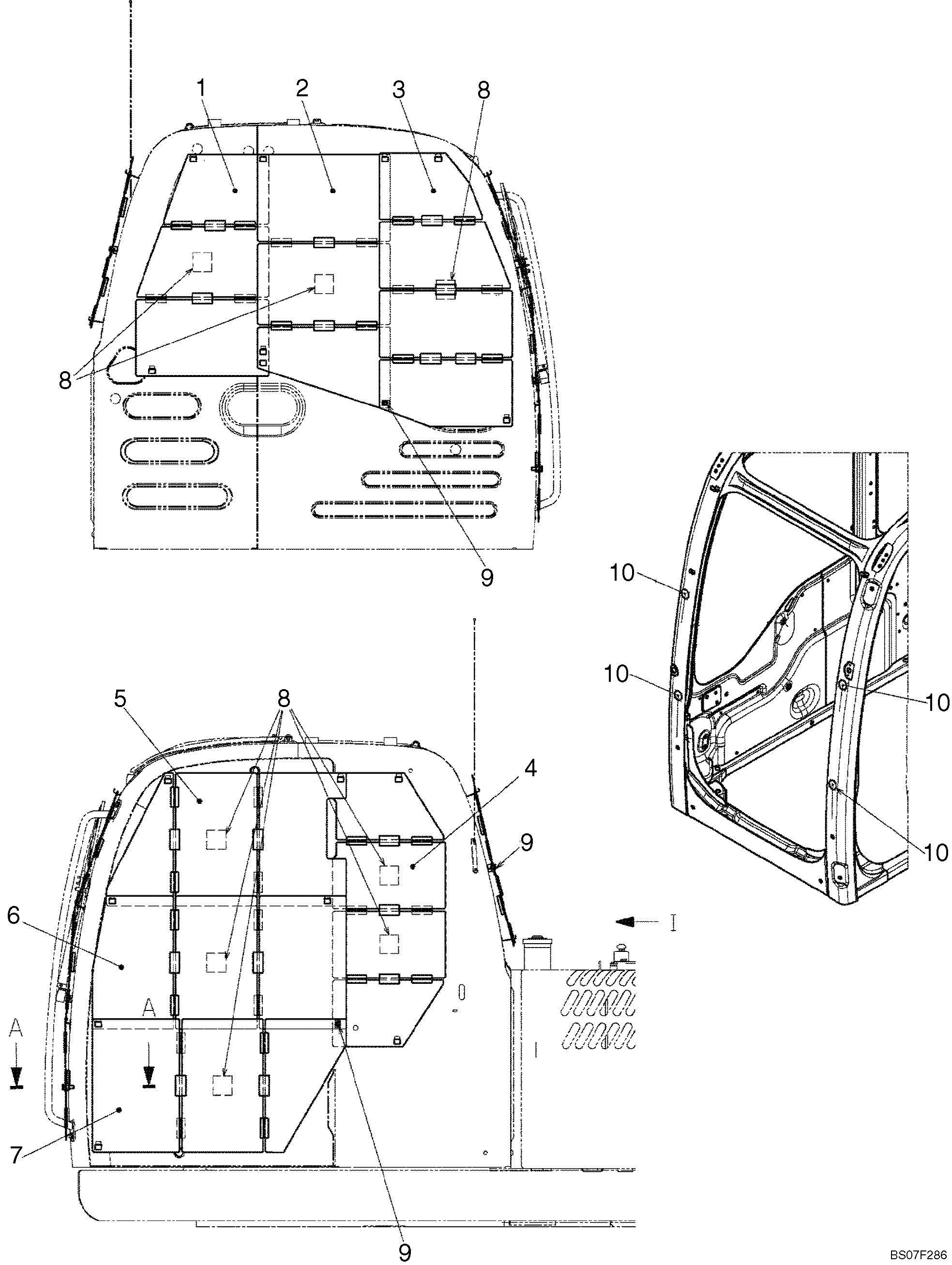 VANDALISM GUARD (YN25C00008F1), PAGE 2 OF 2 — kobelco parts diagram