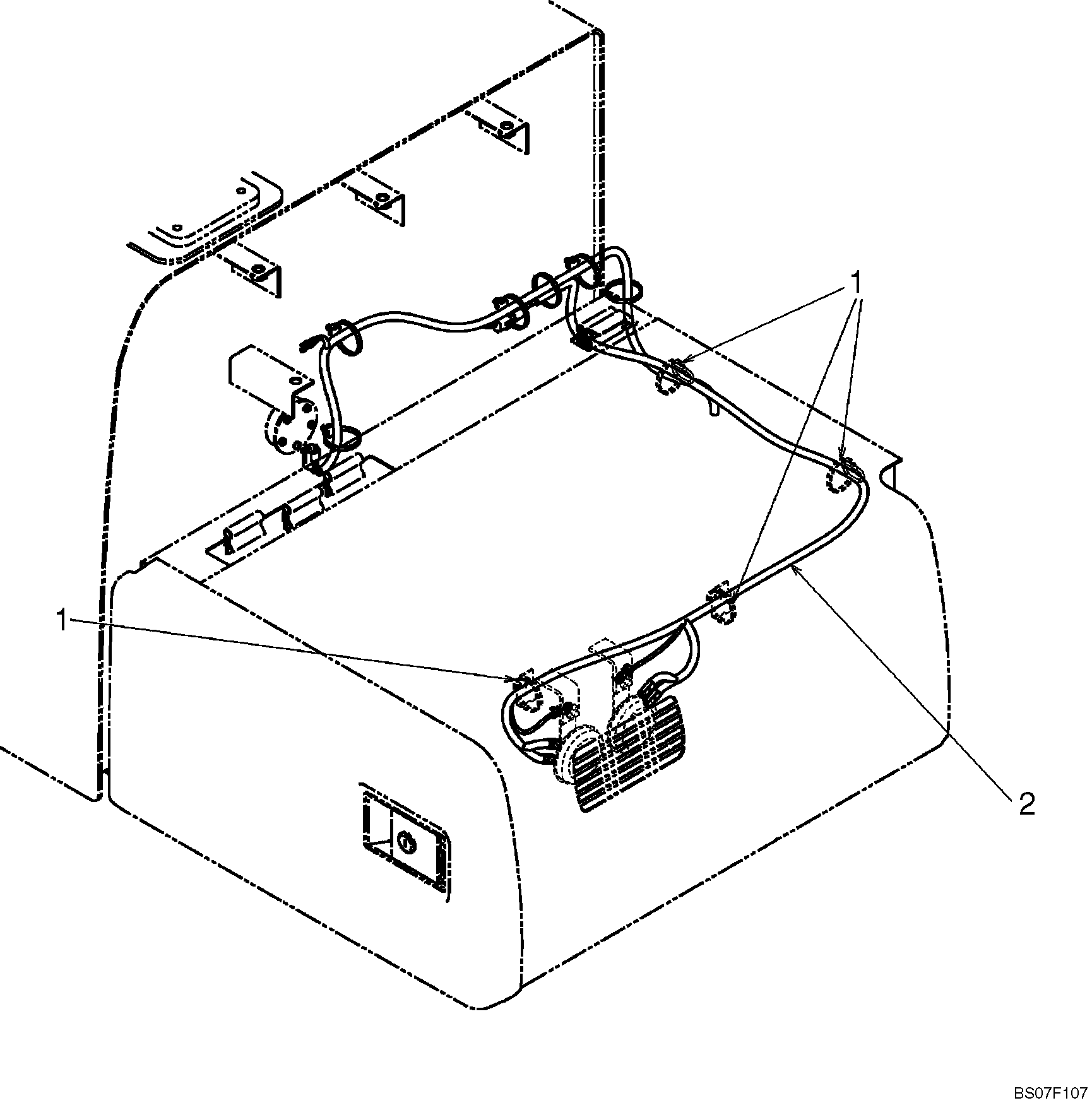 HARNESS ASSEMBLY, UPPER (HORN) (LQ13E00067F1), PAGE 8 OF 12 — kobelco parts diagram