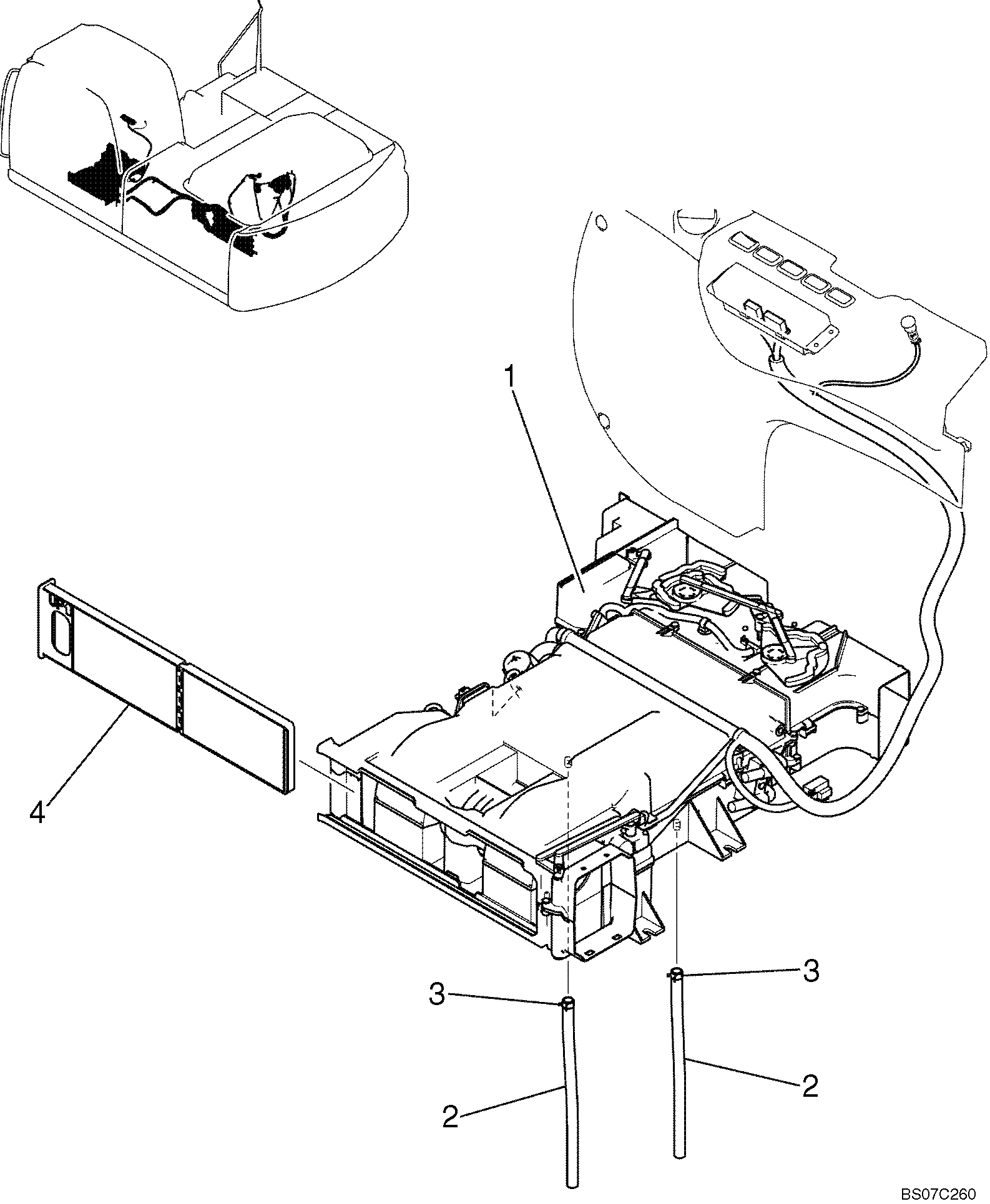CONDITIONER ASSEMBLY, AIR (YN20M00113F1) — kobelco parts diagram