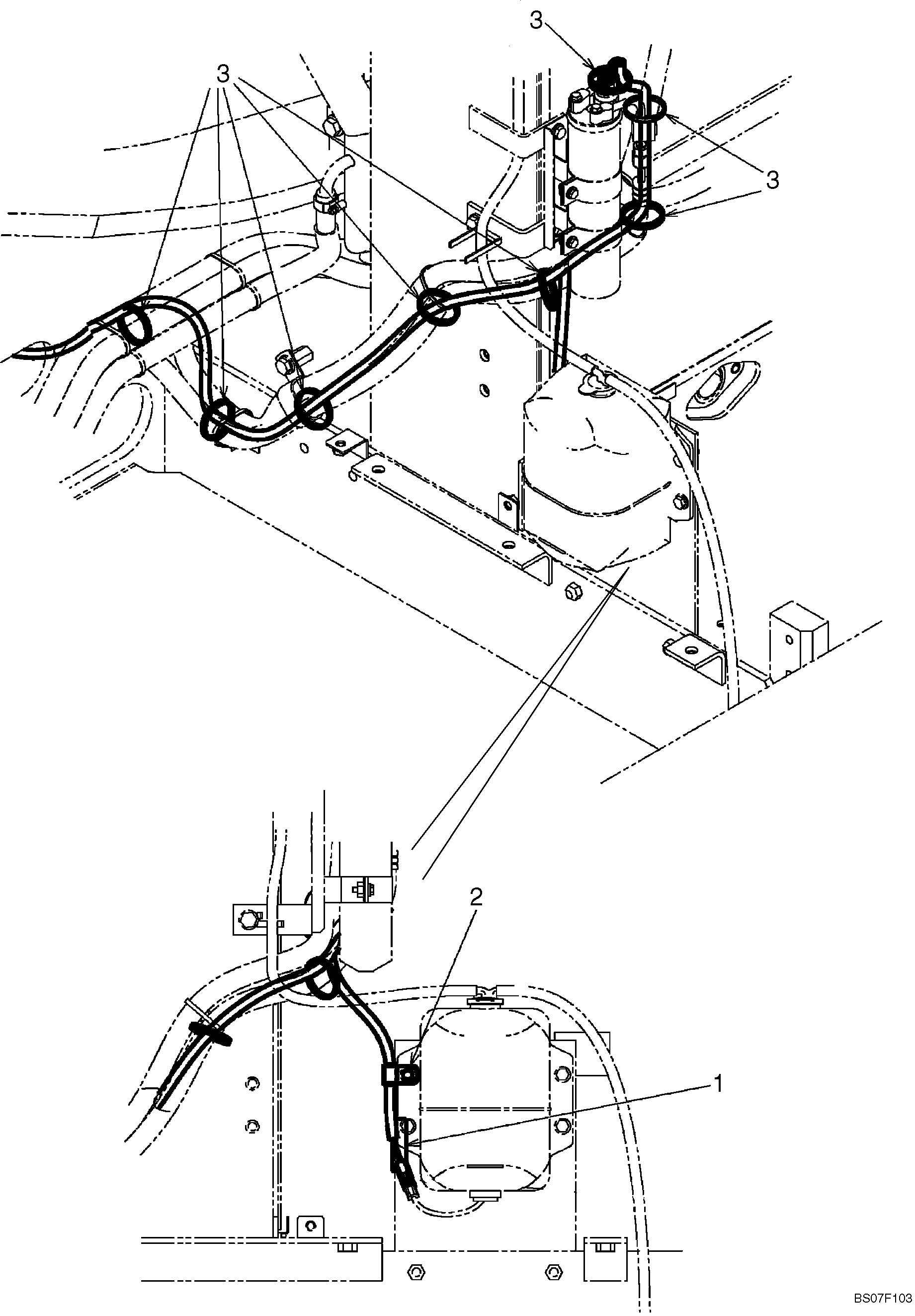 HARNESS ASSEMBLY, UPPER (DRIER & COOLENT SWITCH) (LQ13E00067F1), PAGE 4 OF 12 — kobelco parts diagram