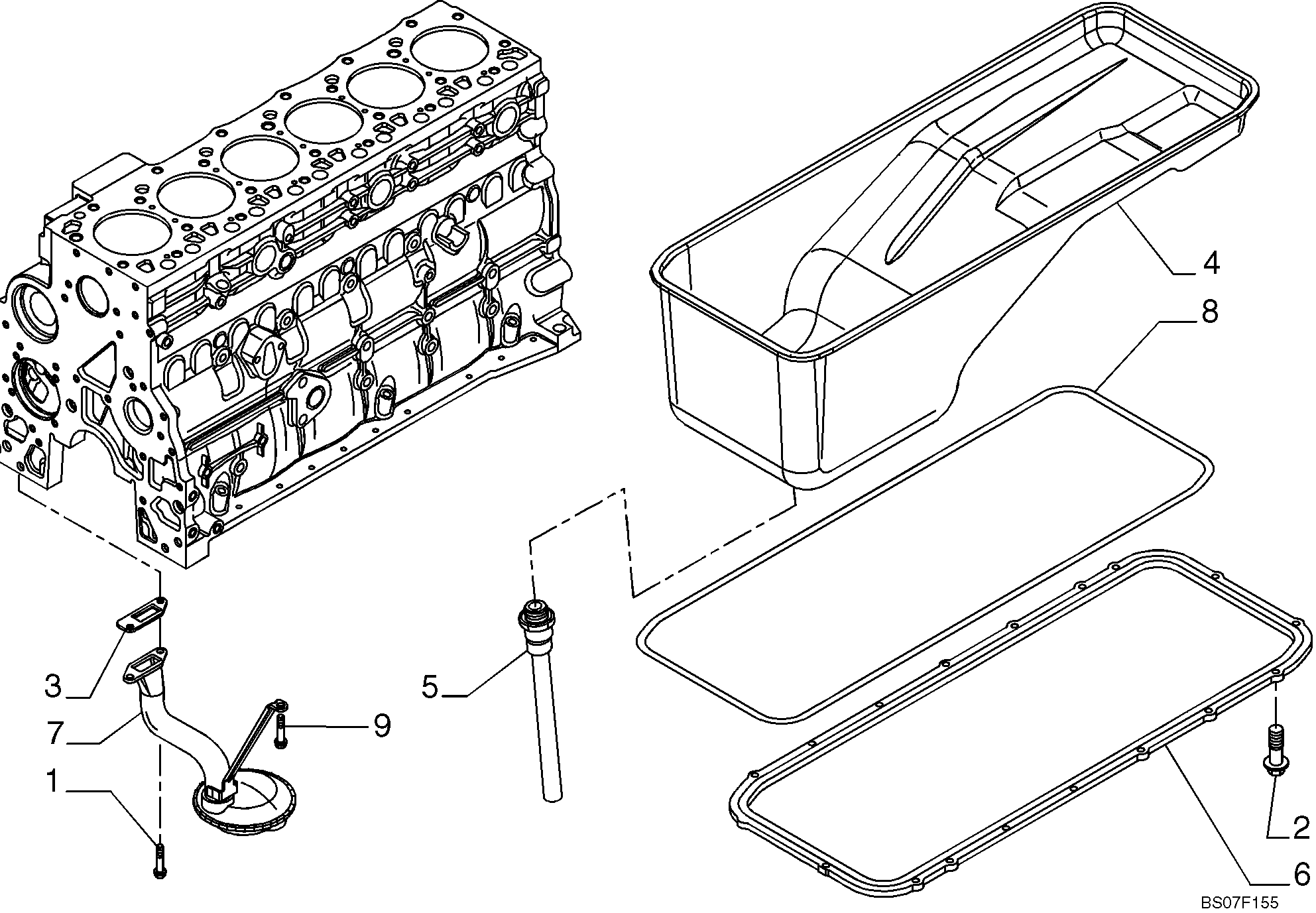 OIL PAN (101460830003) — kobelco parts diagram