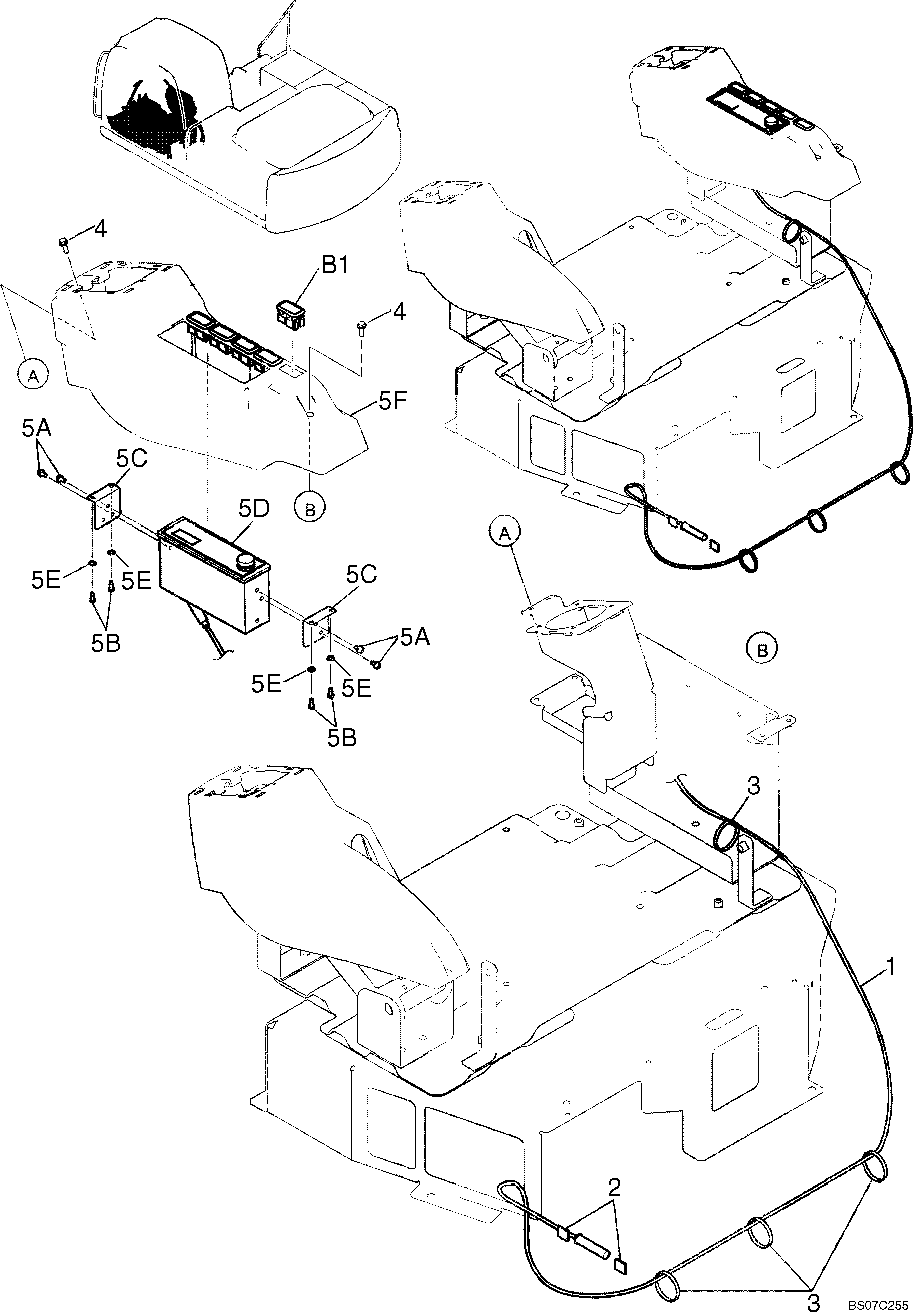 RADIO INSTALLATION (YN54E00010F1) — kobelco parts diagram