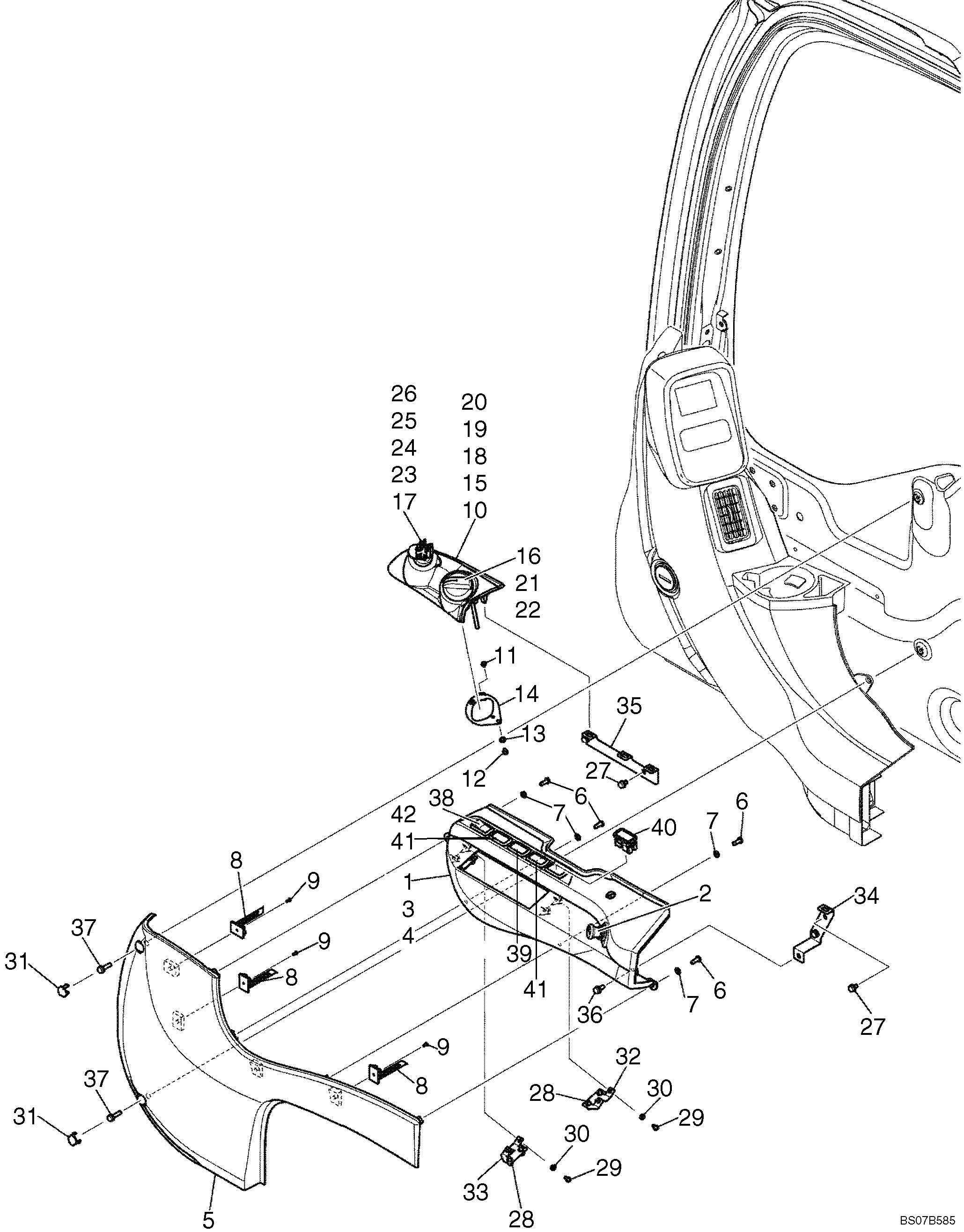 INSTRUMENT PANEL ASSEMBLY NIBBLER & BREAKER (YN17M00059F1 & YN17M00056F1), PAGE 2 OF 3 — kobelco parts diagram