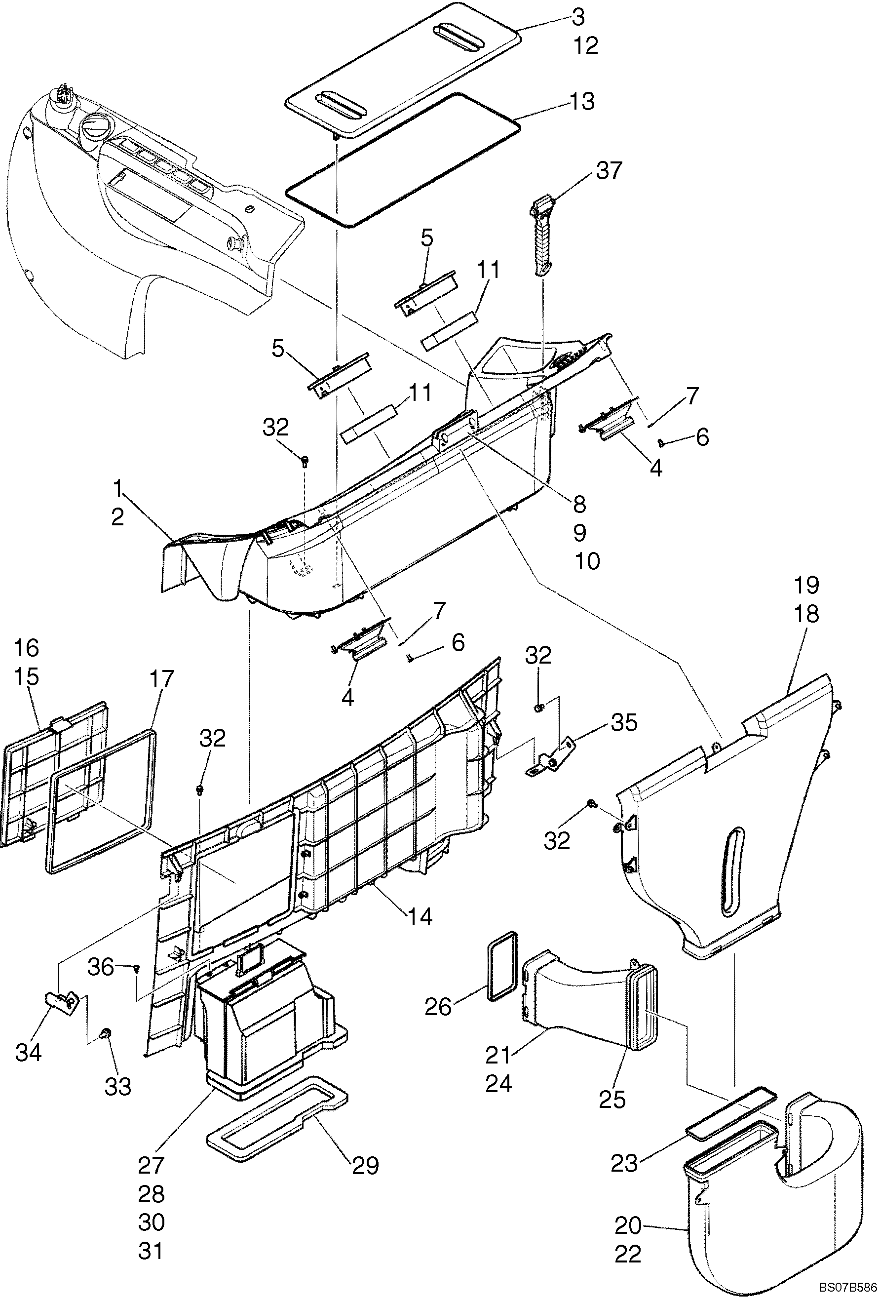 INSTRUMENT PANEL ASSEMBLY NIBBLER & BREAKER (YN17M00059F1 & YN17M00056F1), PAGE 3 OF 3 — kobelco parts diagram