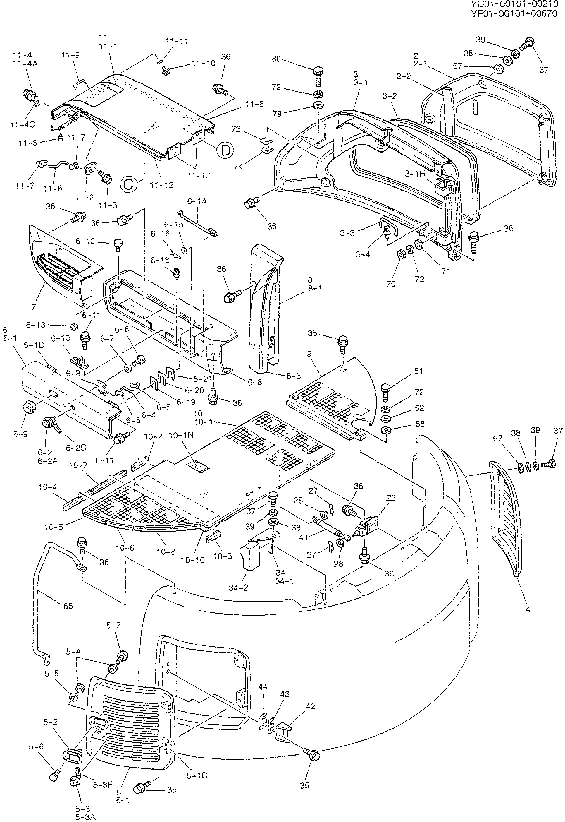 GUARD INSTAL — kobelco parts diagram