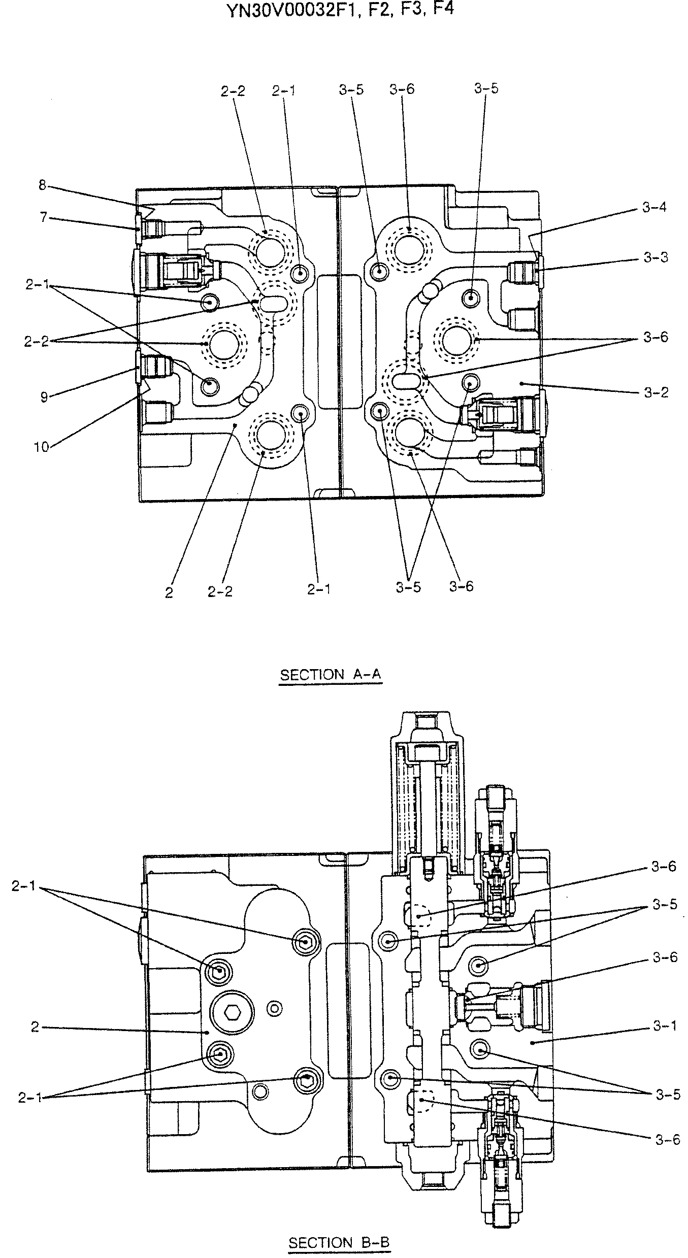 VALVE ASSY, CONTROL (FOR OCEANIA) — kobelco parts diagram