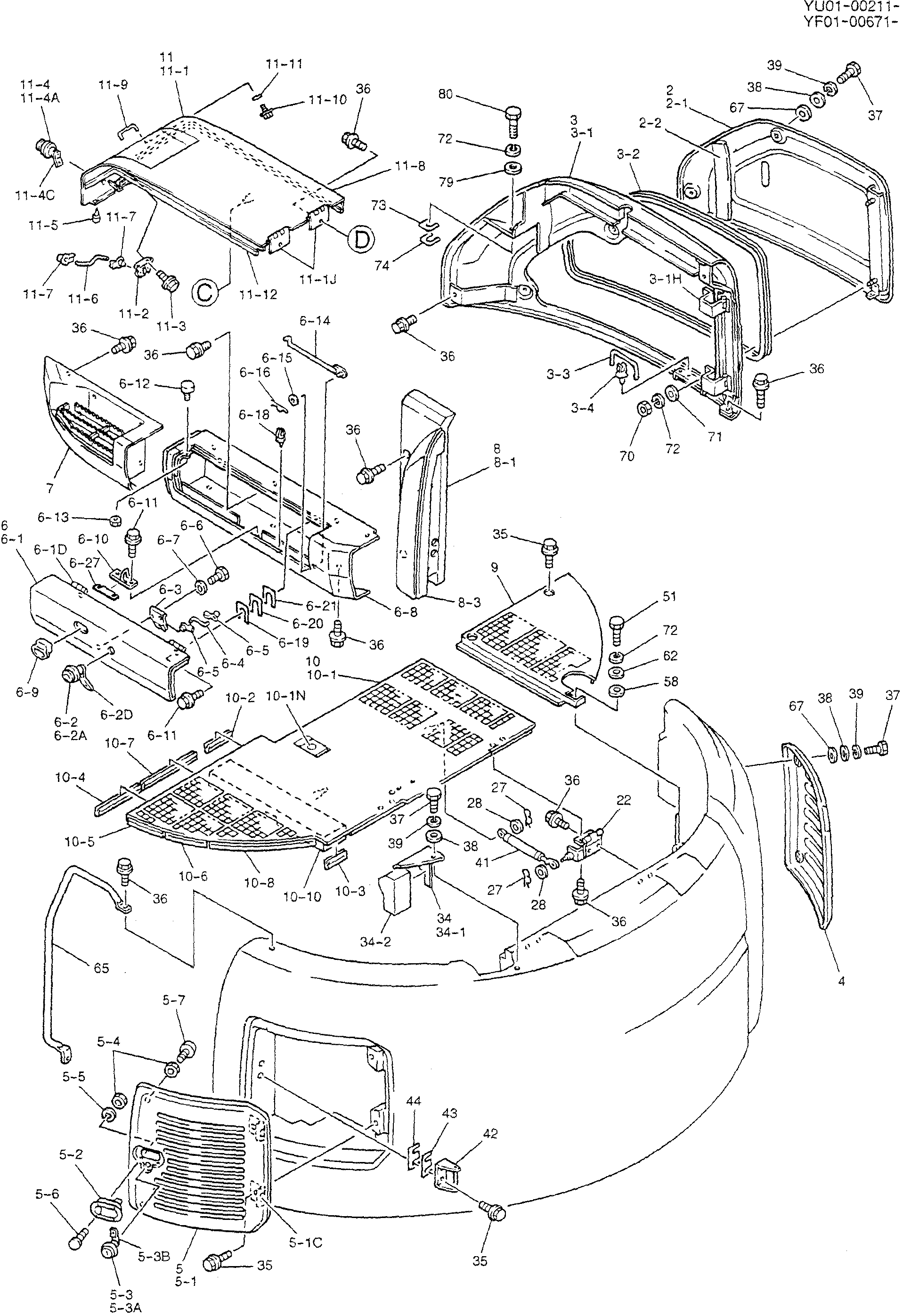 GUARD INSTAL — kobelco parts diagram
