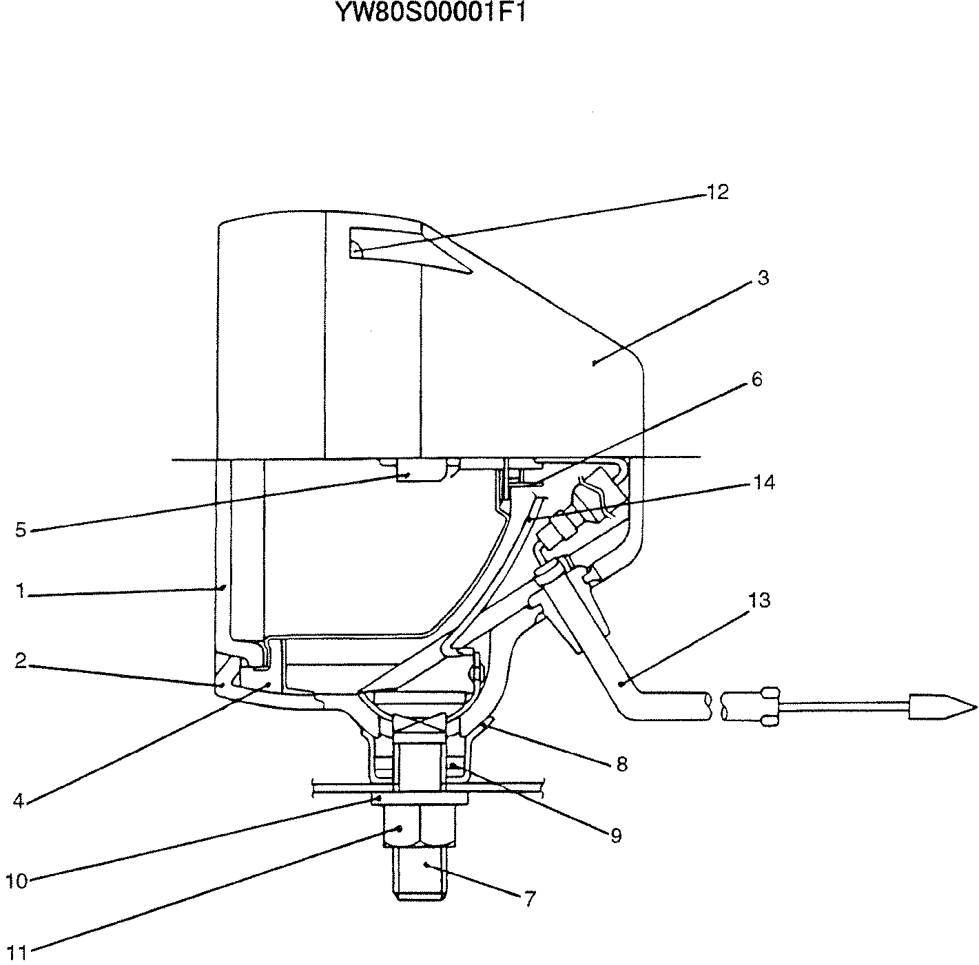 LIGHT ASSY — kobelco parts diagram