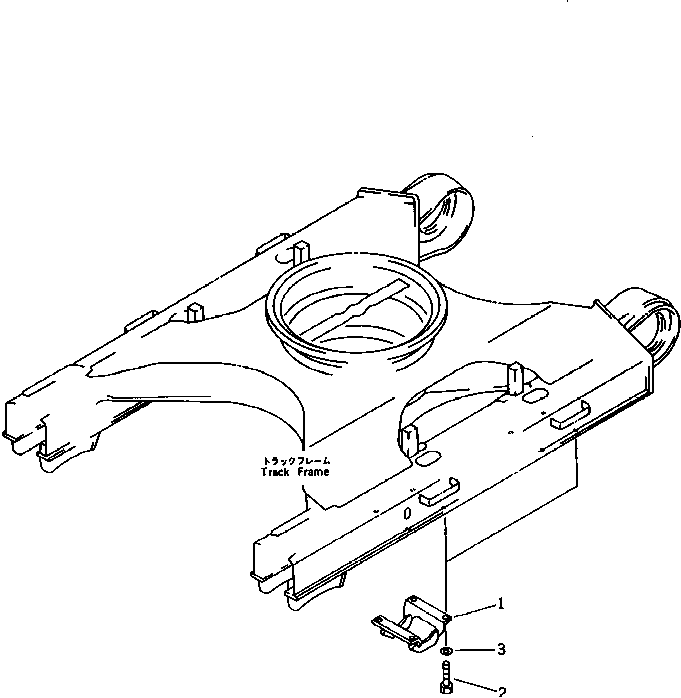 CENTER GUARD — komatsu parts diagram