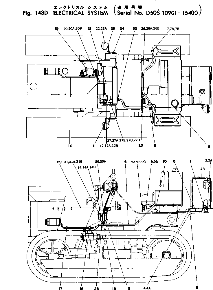 ELECTRICAL SYSTEM(#10901-) — komatsu parts diagram
