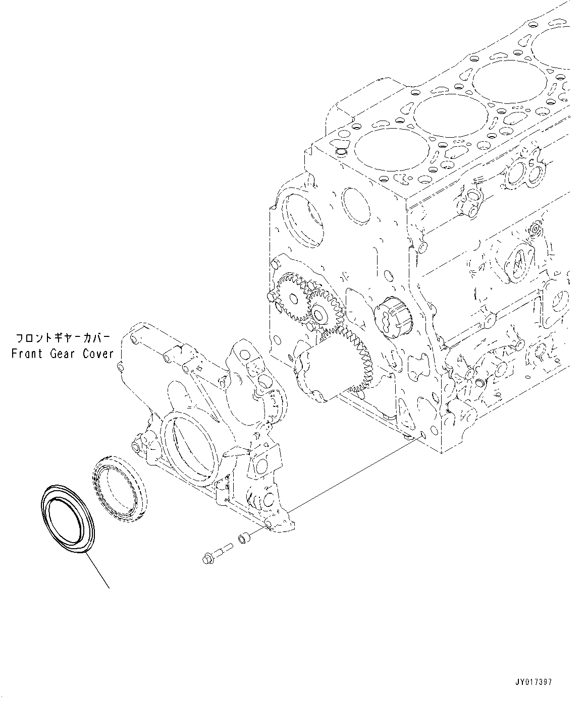 Dust Seal, (#26600164-) — komatsu parts diagram