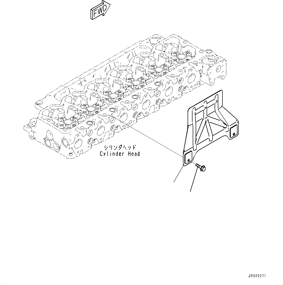 Heat Shield, (#26600164-) — komatsu parts diagram