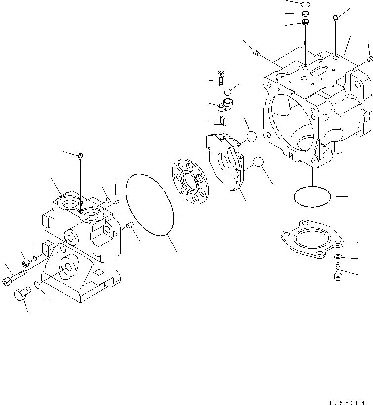 FAN PUMP (5/10) — komatsu parts diagram
